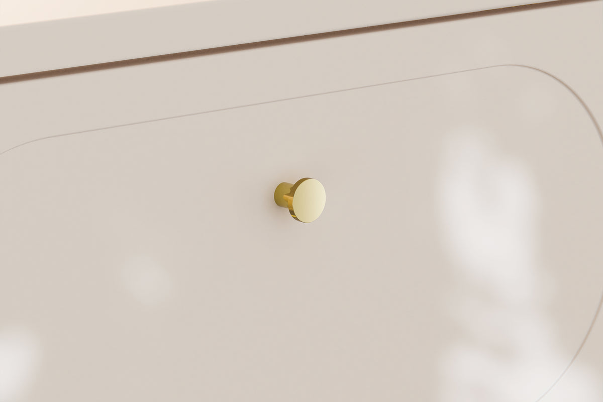 Donna Sand Vanity Unit 2 Drawers – Sand Beige, 60/80/120 cm – Configure Your Bathroom