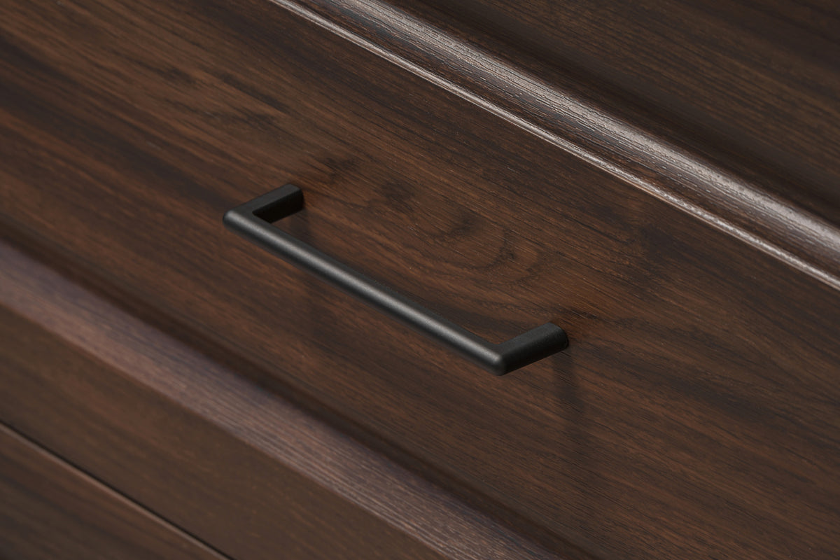 Dorothy Ristretto Tall Cabinet 2 Doors – Ristretto Oak, 40x35x205 cm