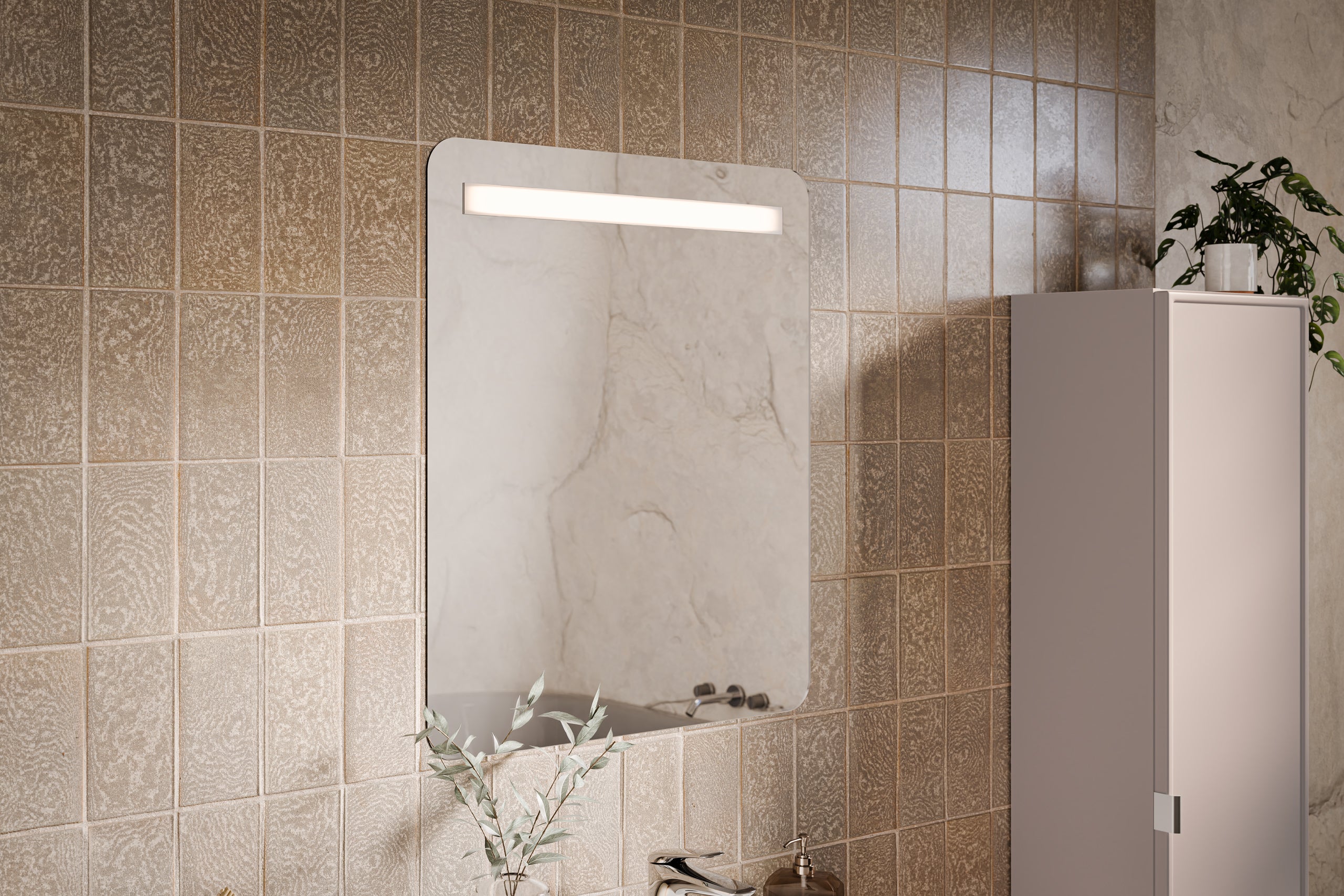 Bianca 60 – Frameless LED Bathroom Mirror, 60 × 70 cm