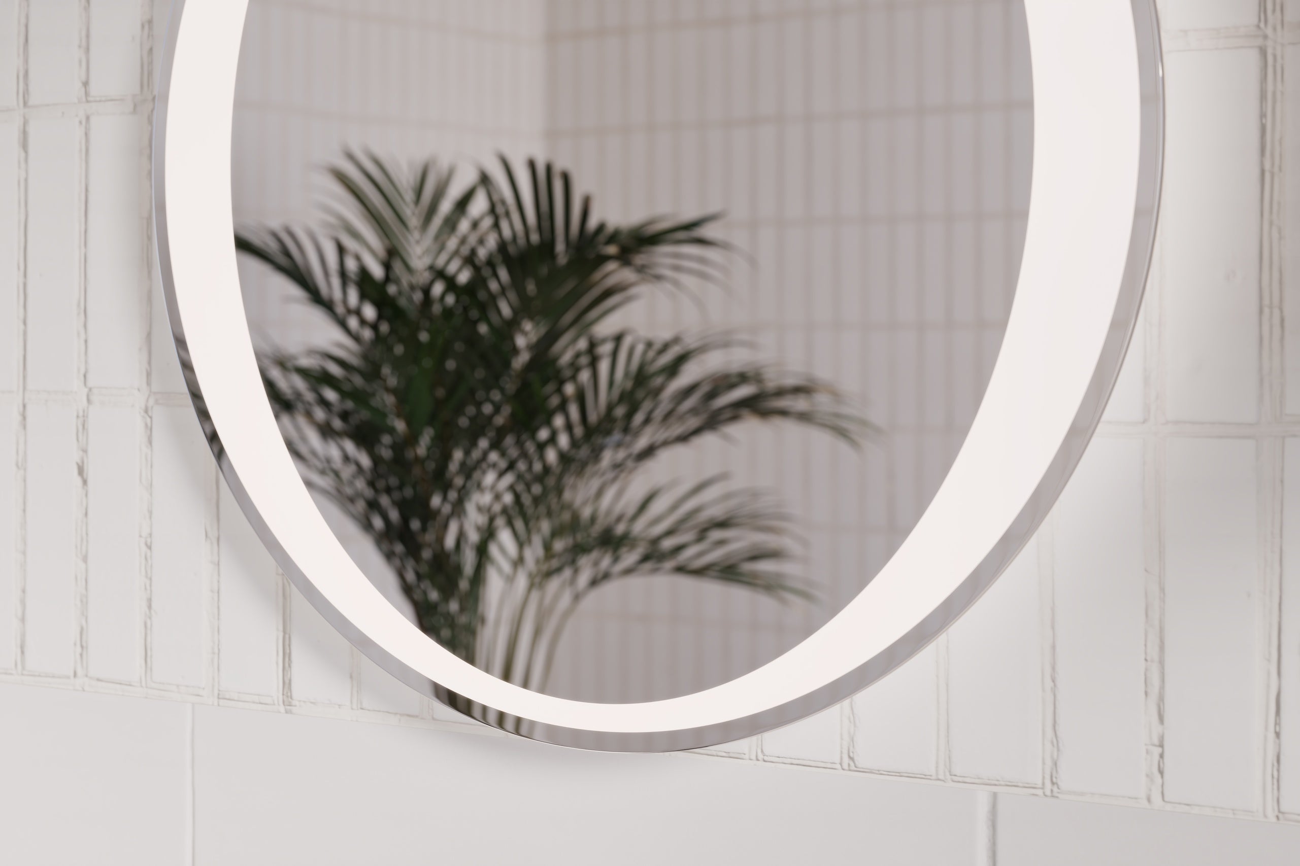 Aurelia LU LED 60 – Round Frameless LED Bathroom Mirror, 60 cm
