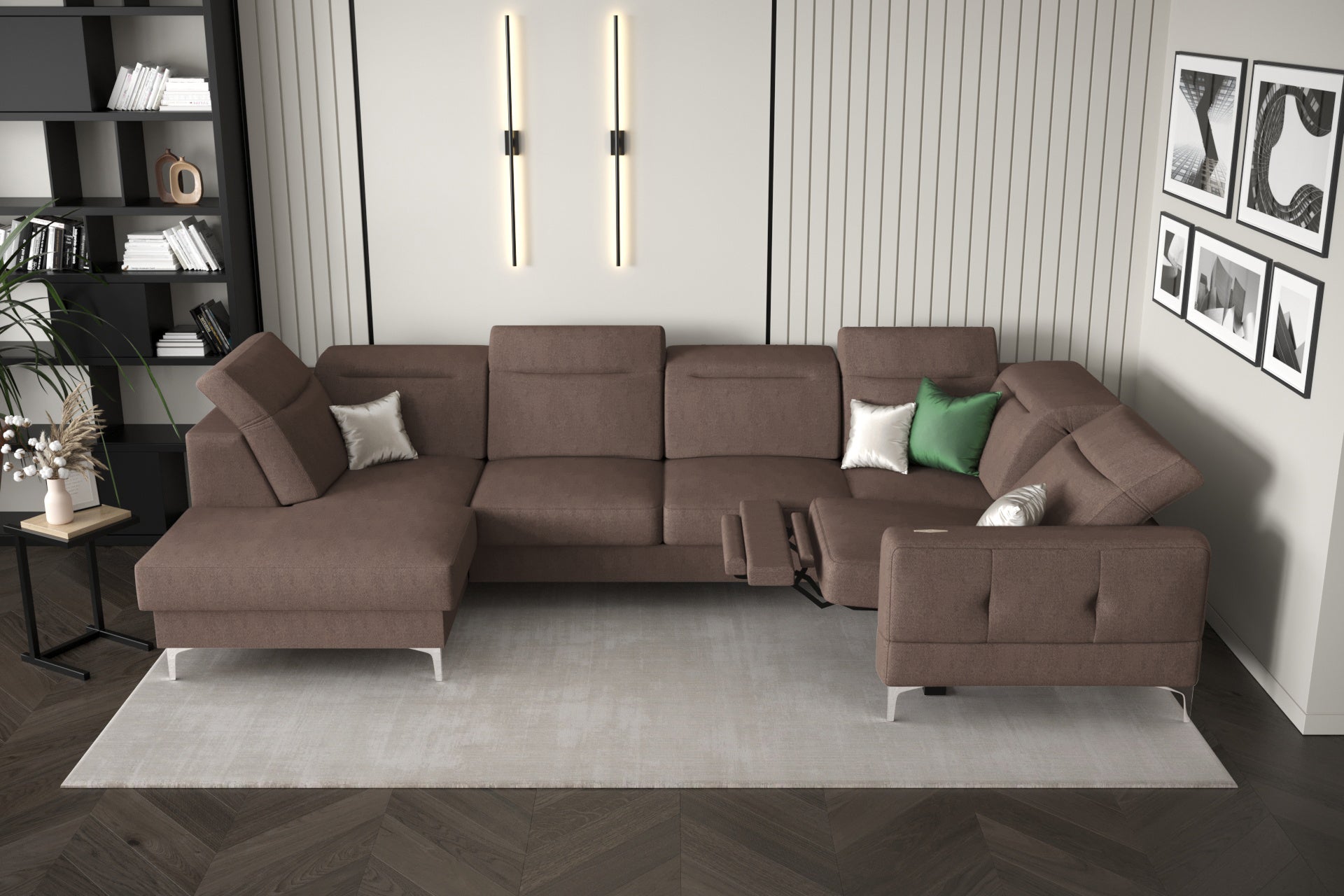 G-Malibu Max II Relax Corner Sofa 180x350x182 CM