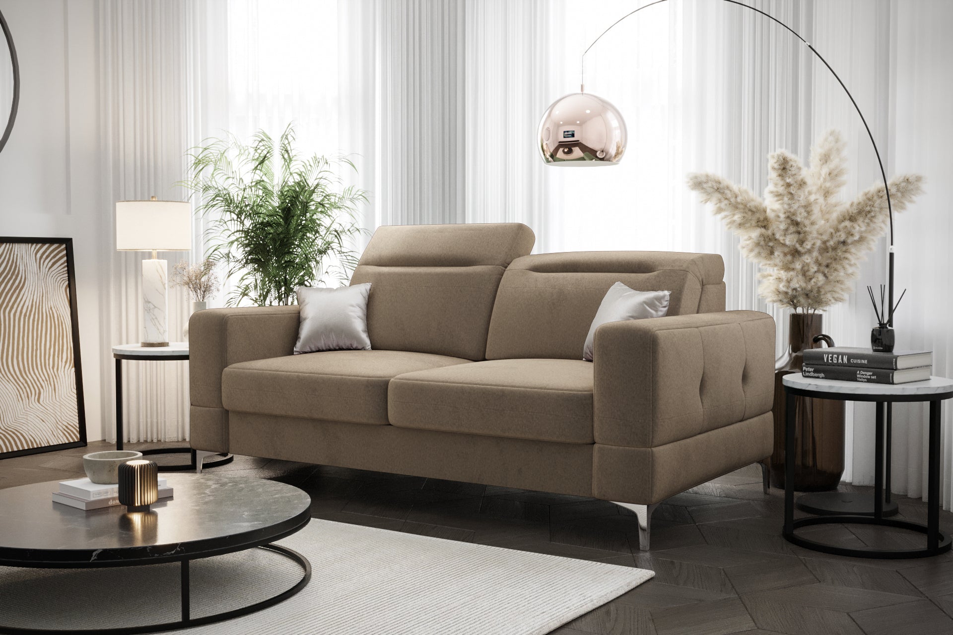 G-Malibu II Two-Seater Sofa: Elegant Comfort for Your Living Room