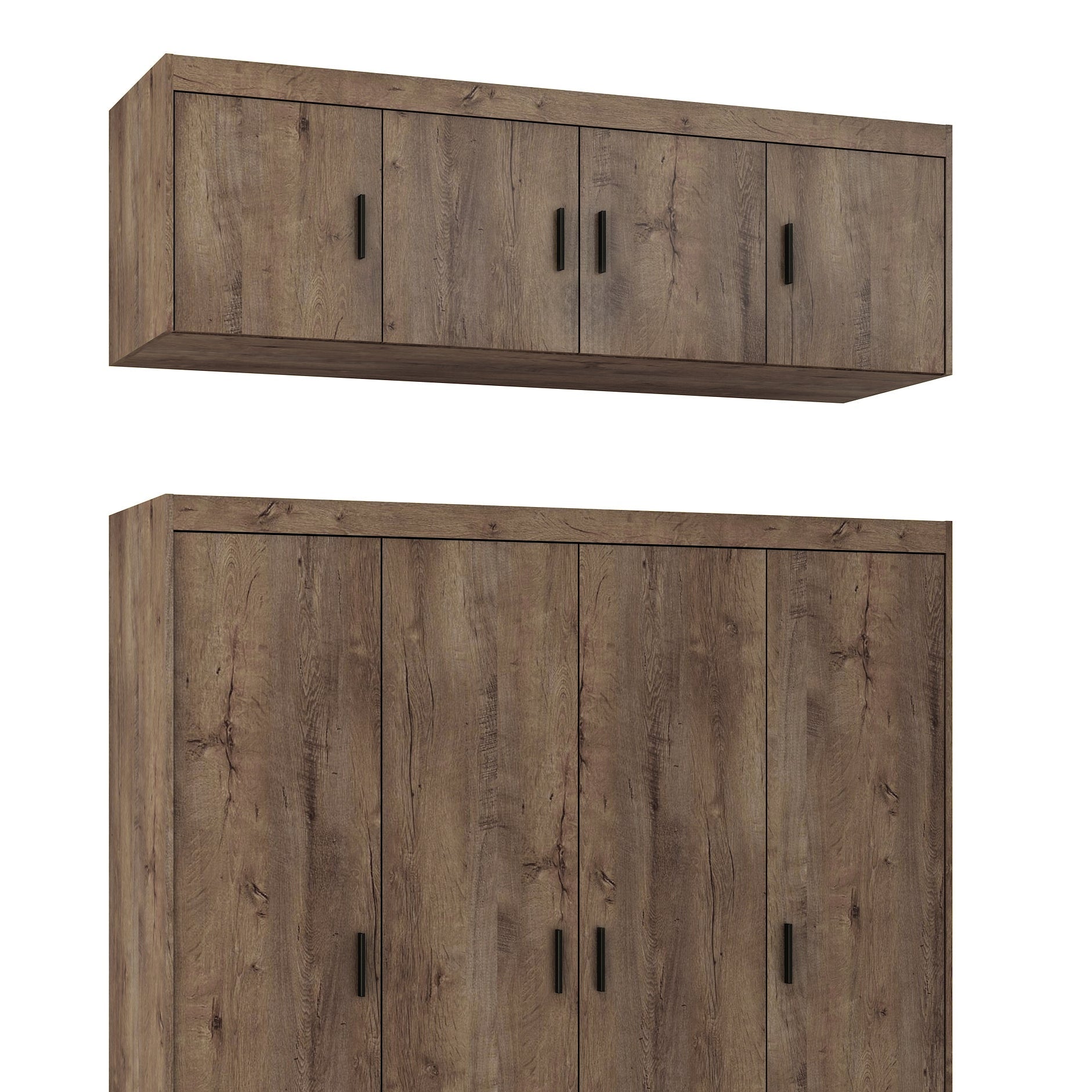 LE Elena 4D NAELSO04 Overhead Cabinet in Lefkas Oak
