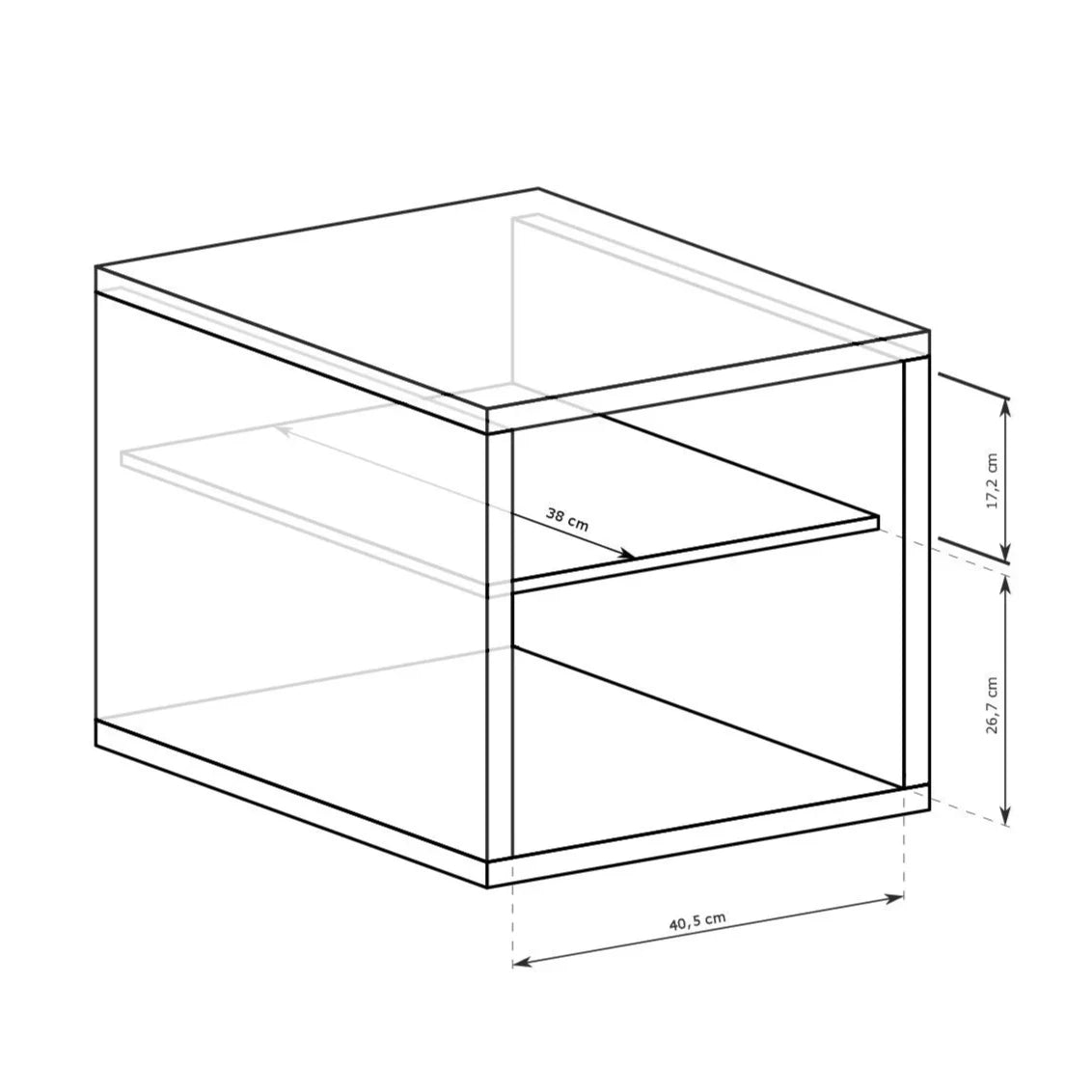 Modern Bedsite Table J-Fonti F-13