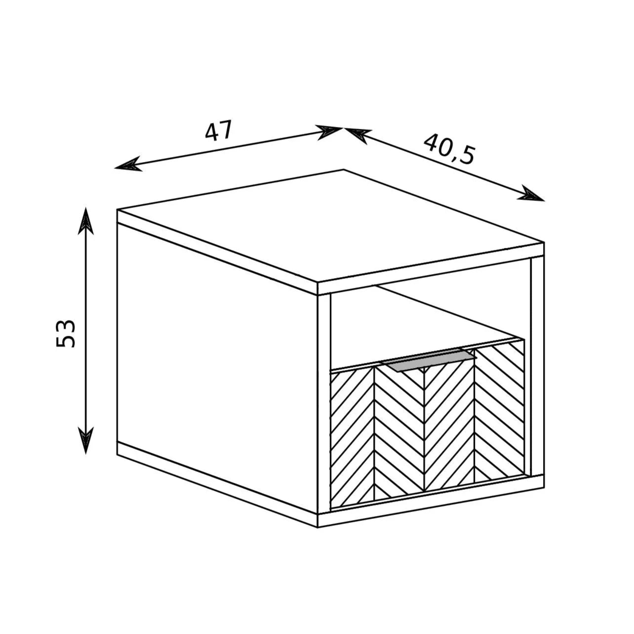 Modern Bedsite Table J-Fonti F-13