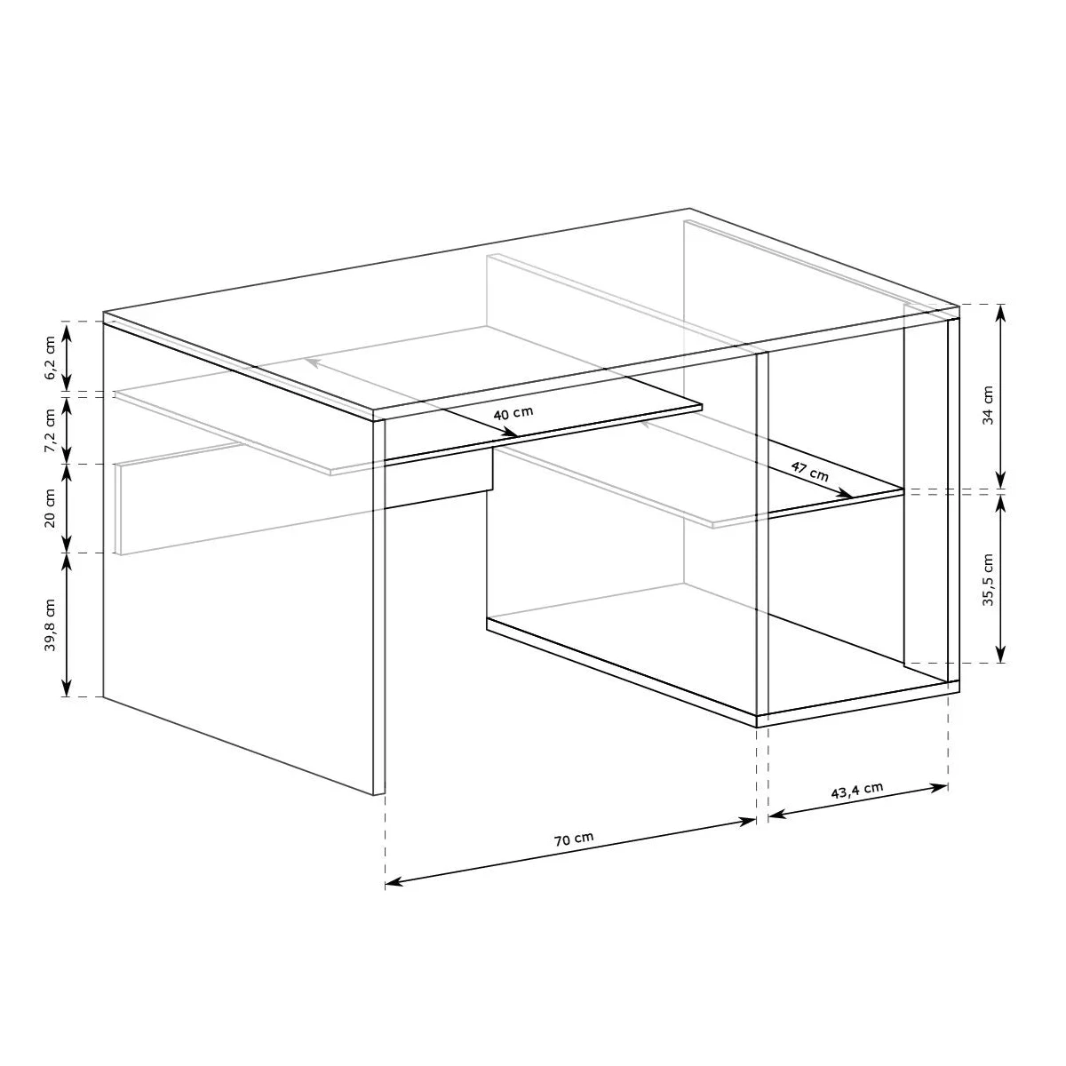 Classic Desk J-Fonti F-14