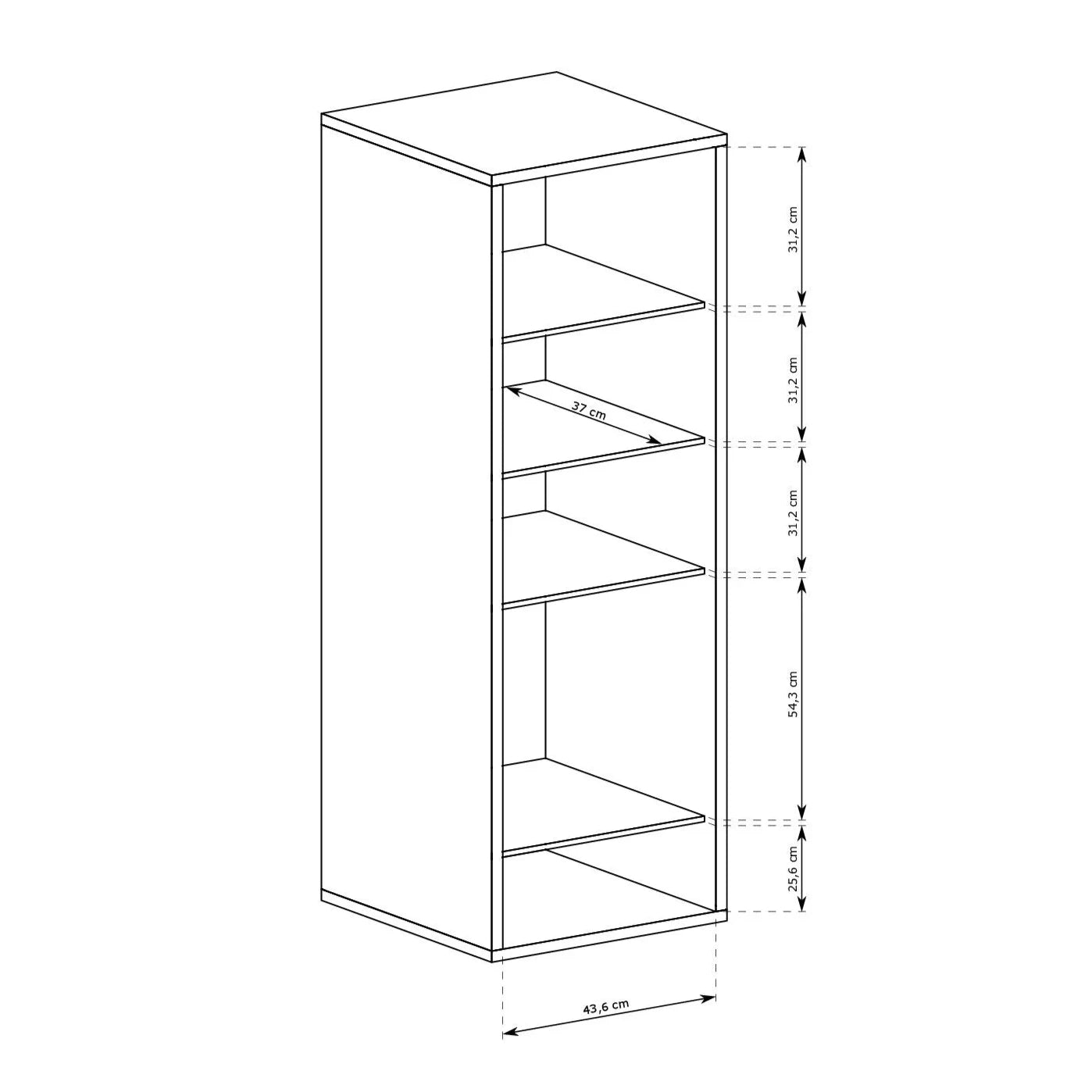 Modern J-Fonti Display Cabinet F-2