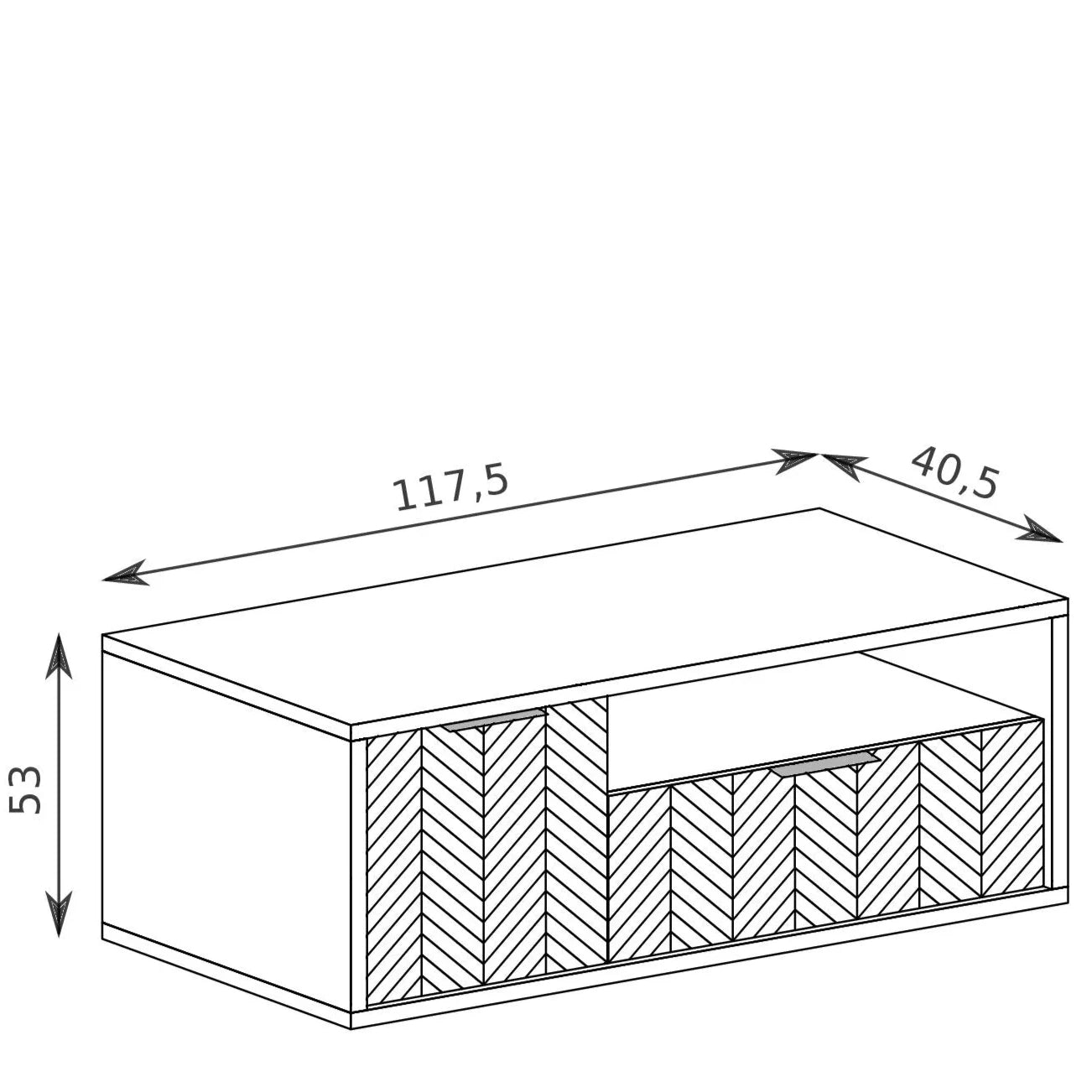 Modern Small TV Cabinet J-Fonti F-7