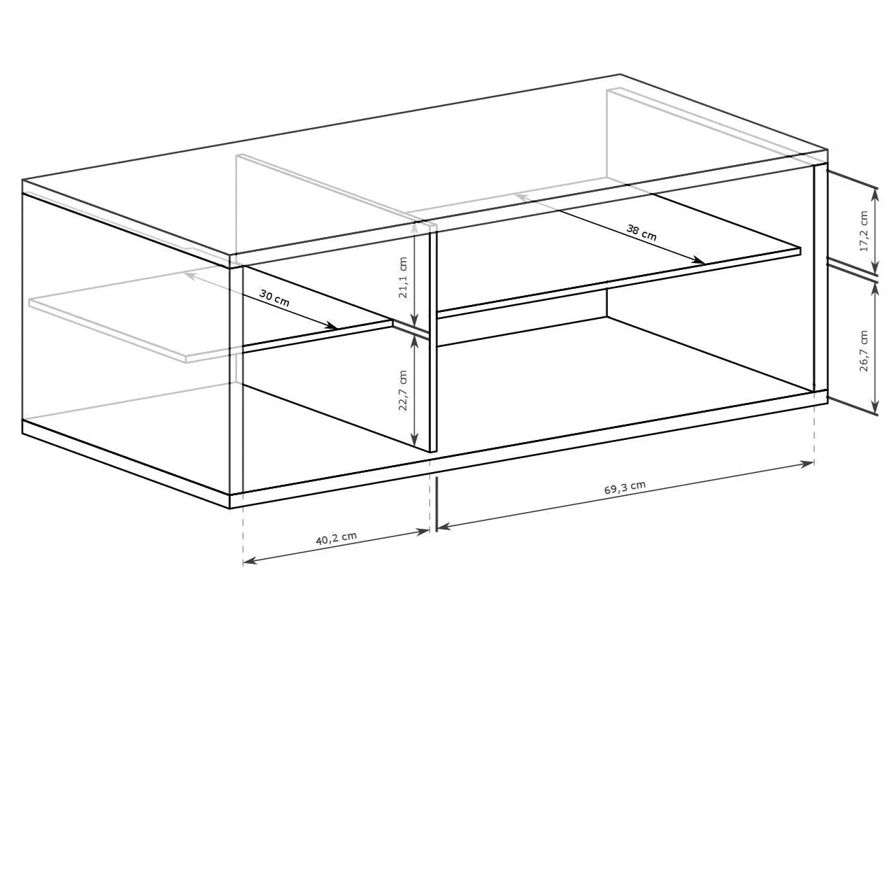 Modern Small TV Cabinet J-Fonti F-7