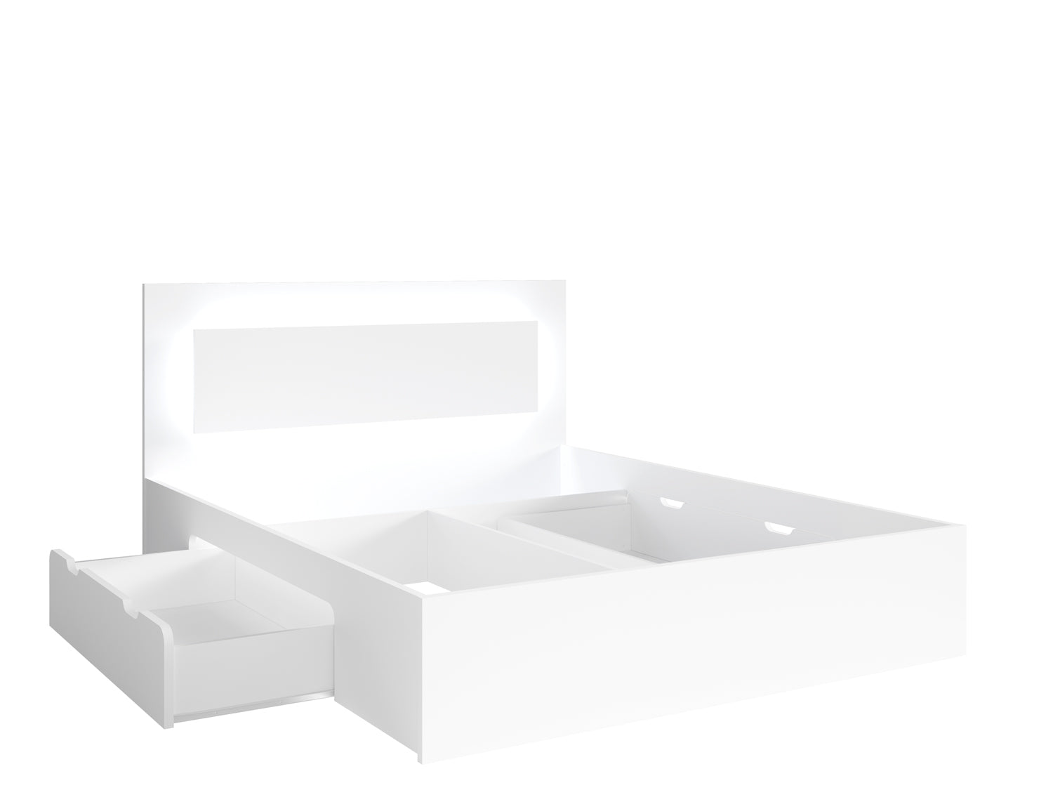 MO Fino White Bedroom Set