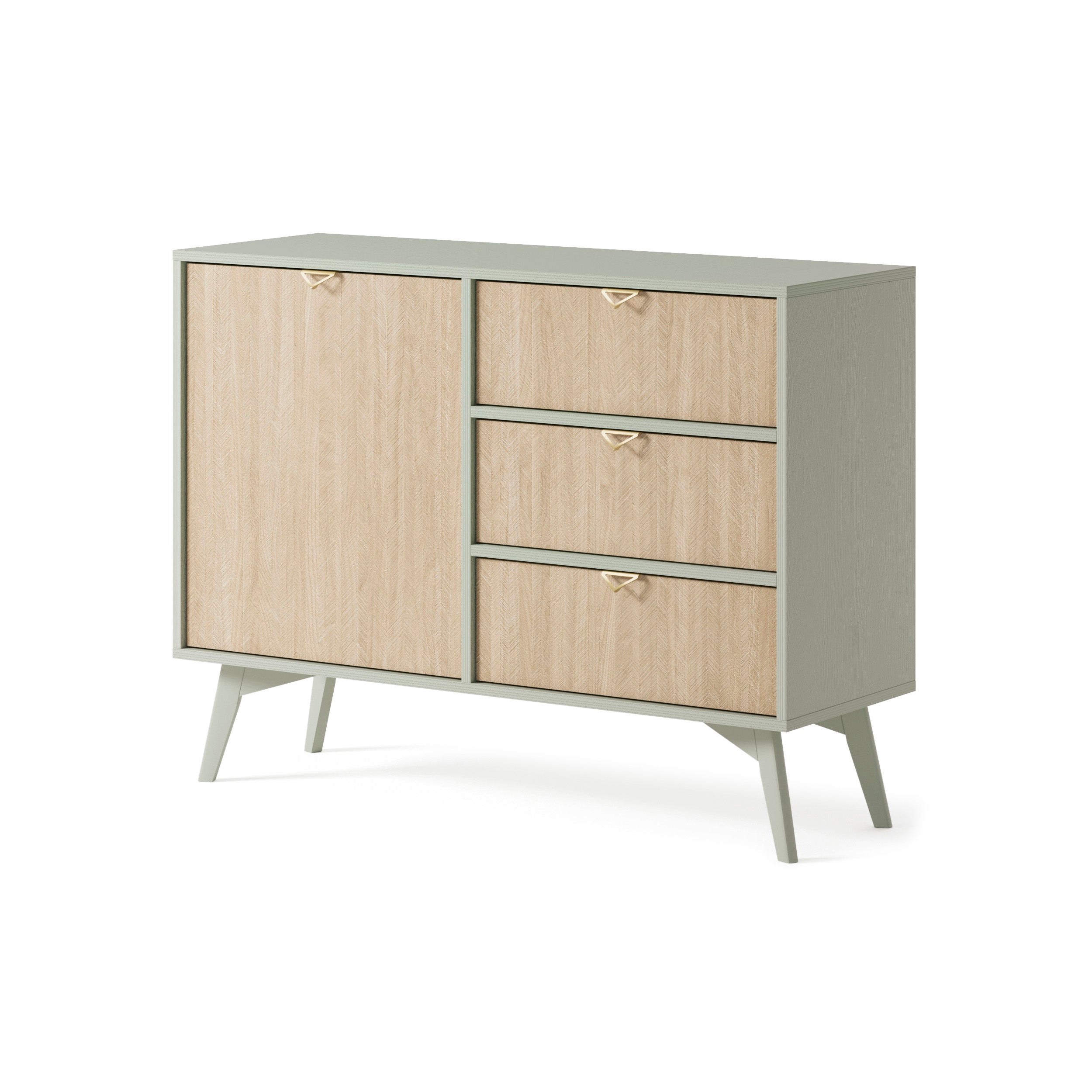 Forest Small Dresser - Chest of Drawers Eucalyptus Green