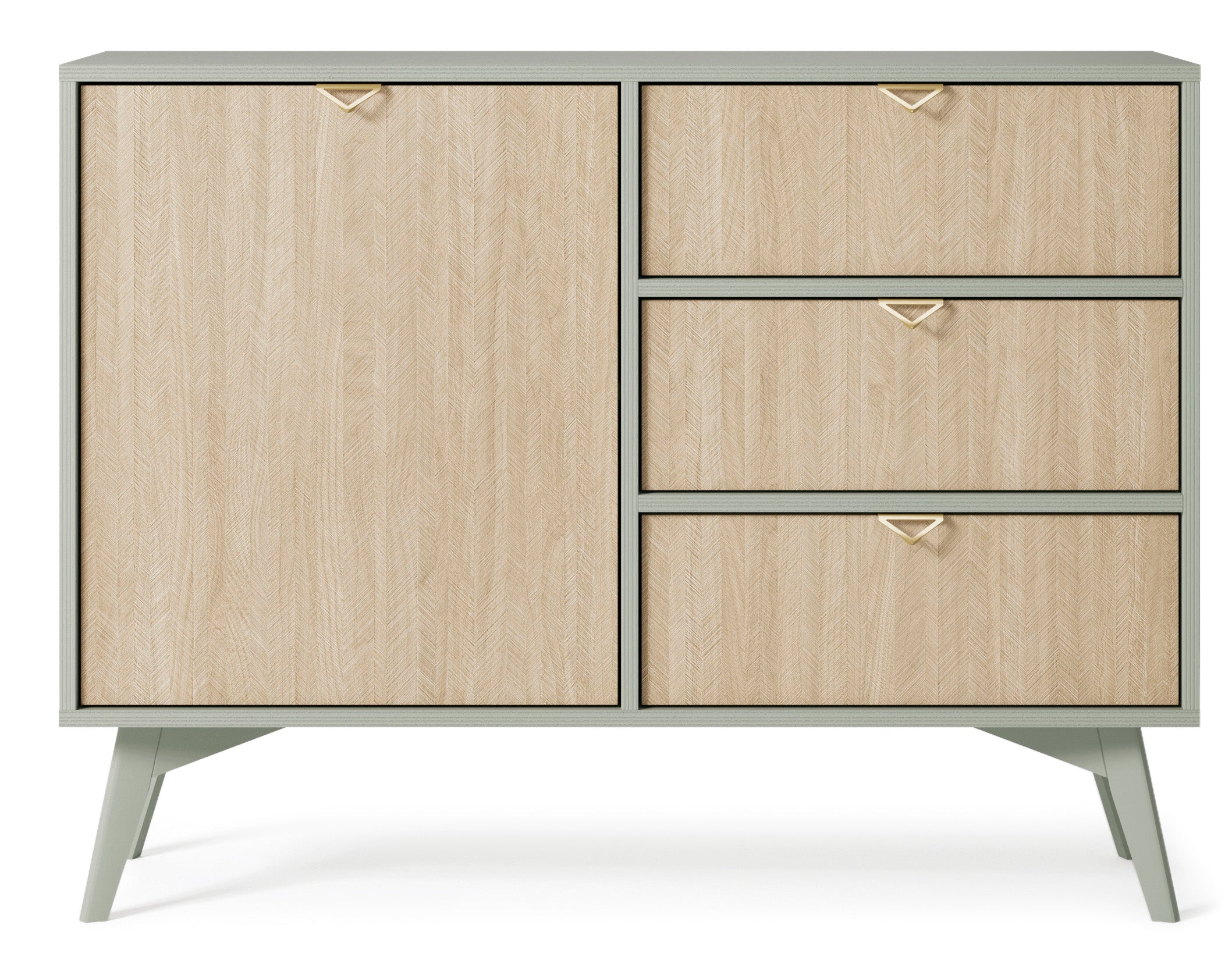 Forest Small Dresser - Chest of Drawers Eucalyptus Green