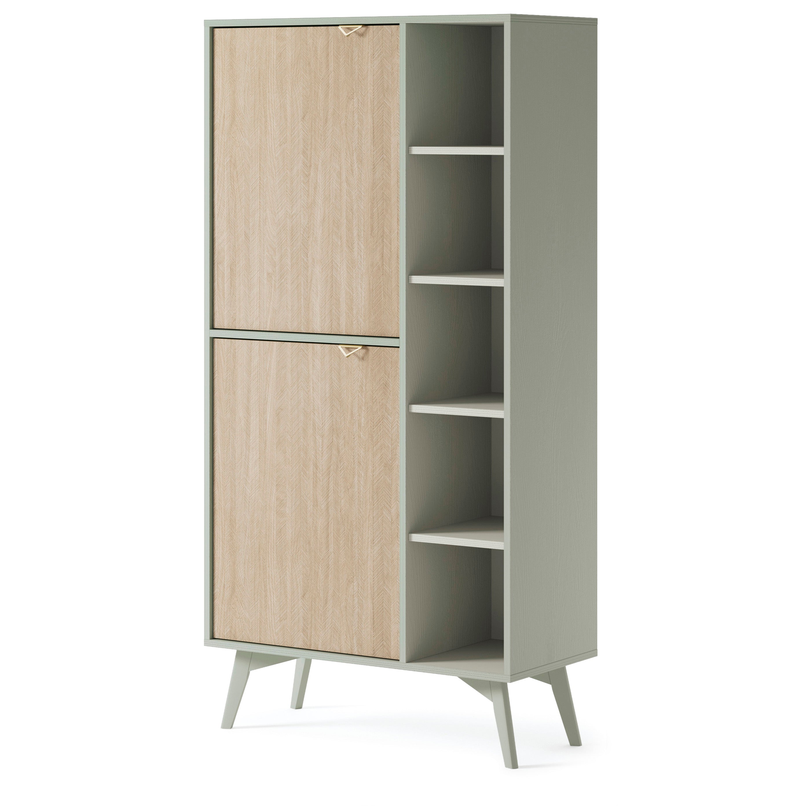 Forest Cabinet - Storage Cabinet Eucalyptus Green