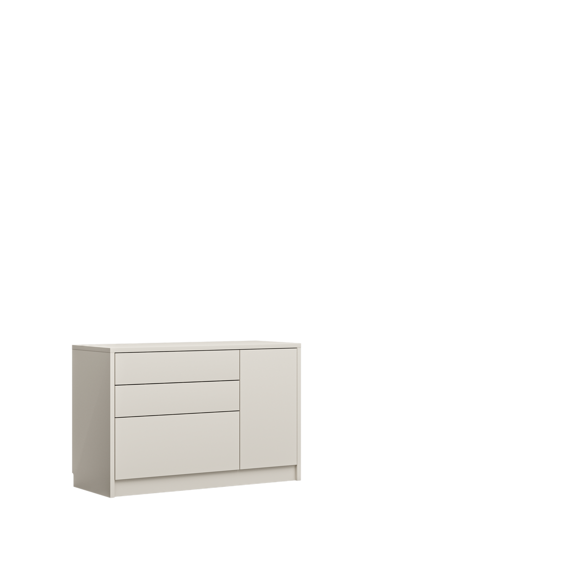 Customizable Genius Murphy Bed Furniture Set 120 × 200 cm – Cashmere