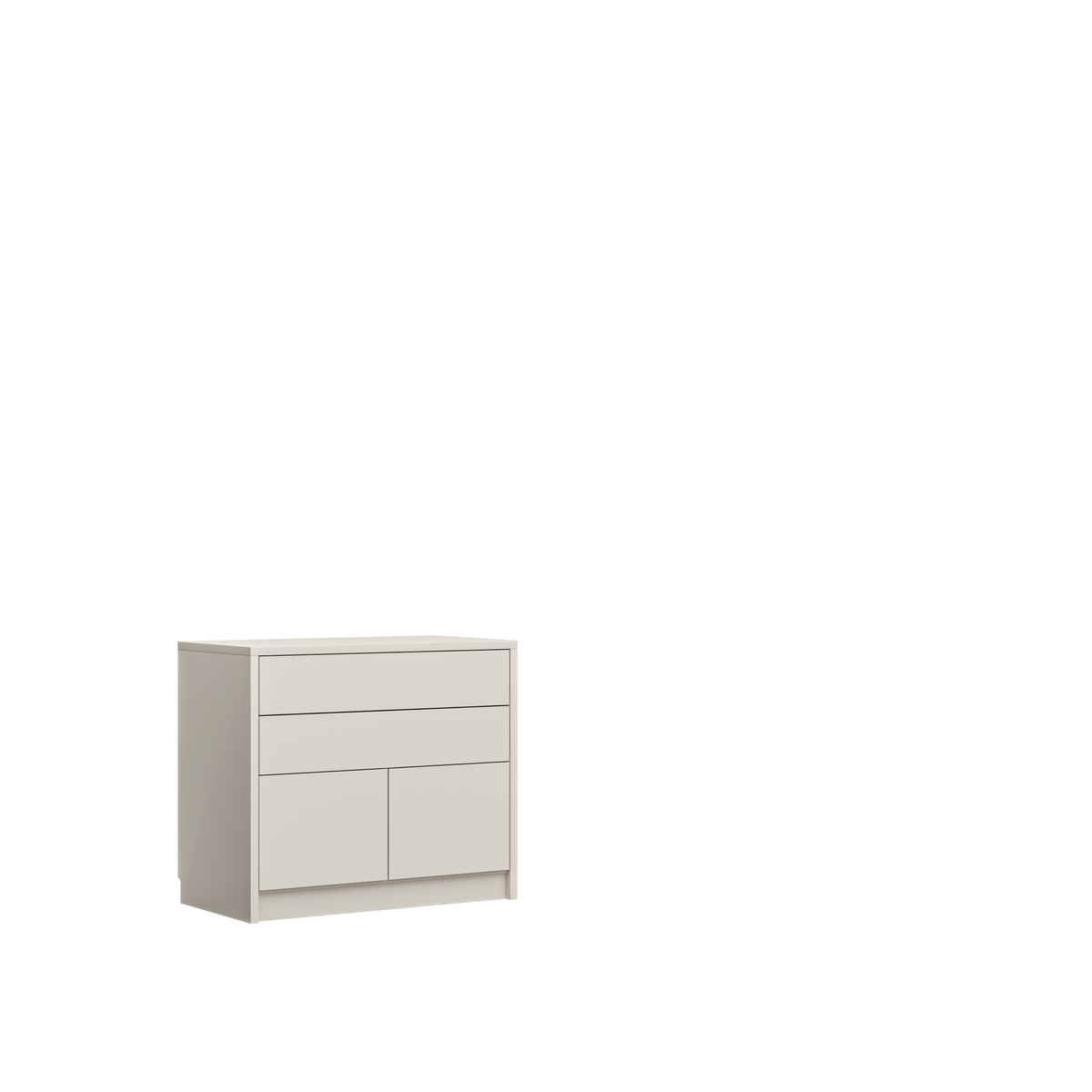Customizable Genius Murphy Bed Furniture Set 120 × 200 cm – Cashmere