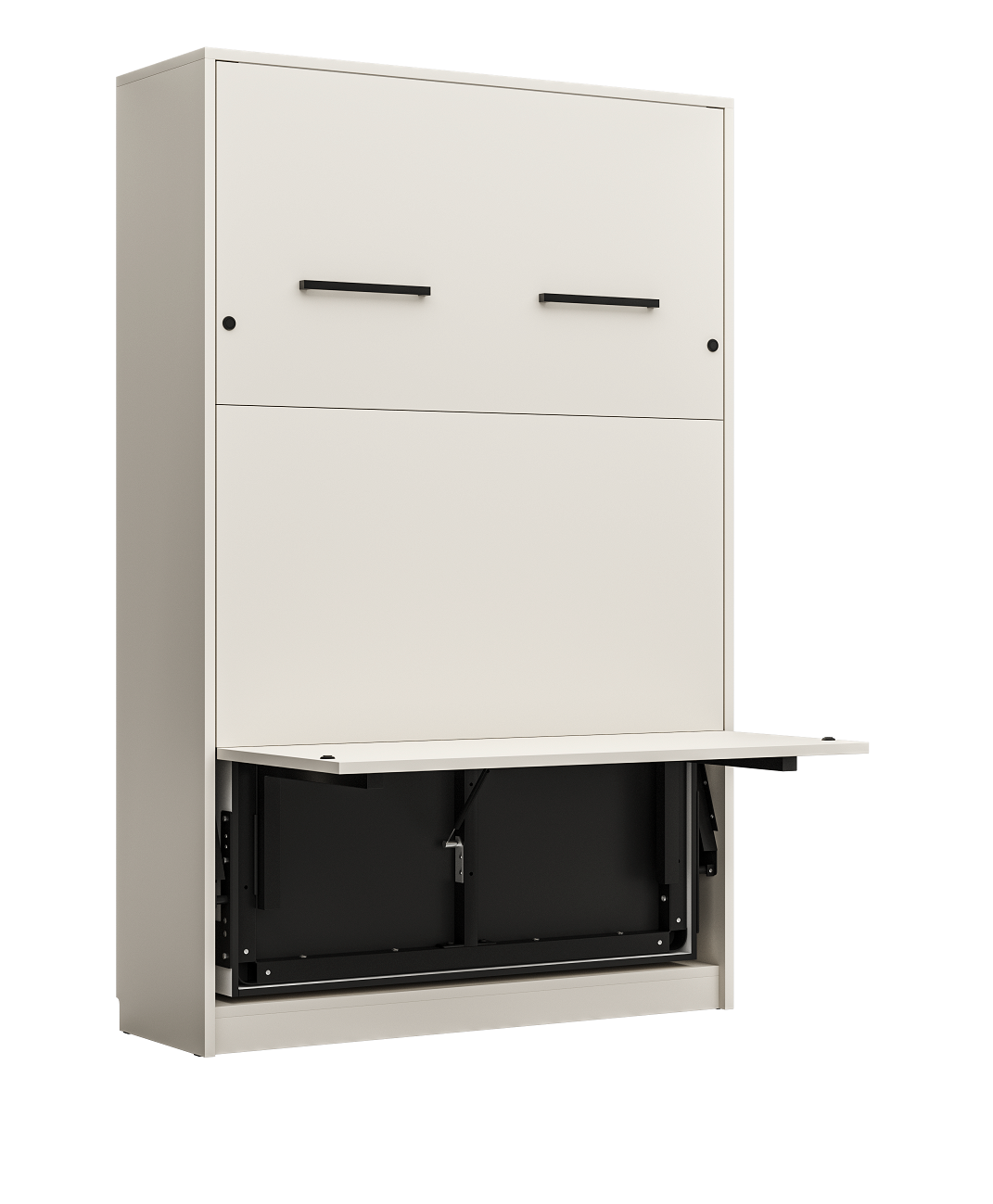 Genius Murphy Bed with Desk 120 × 200 cm for Mattress