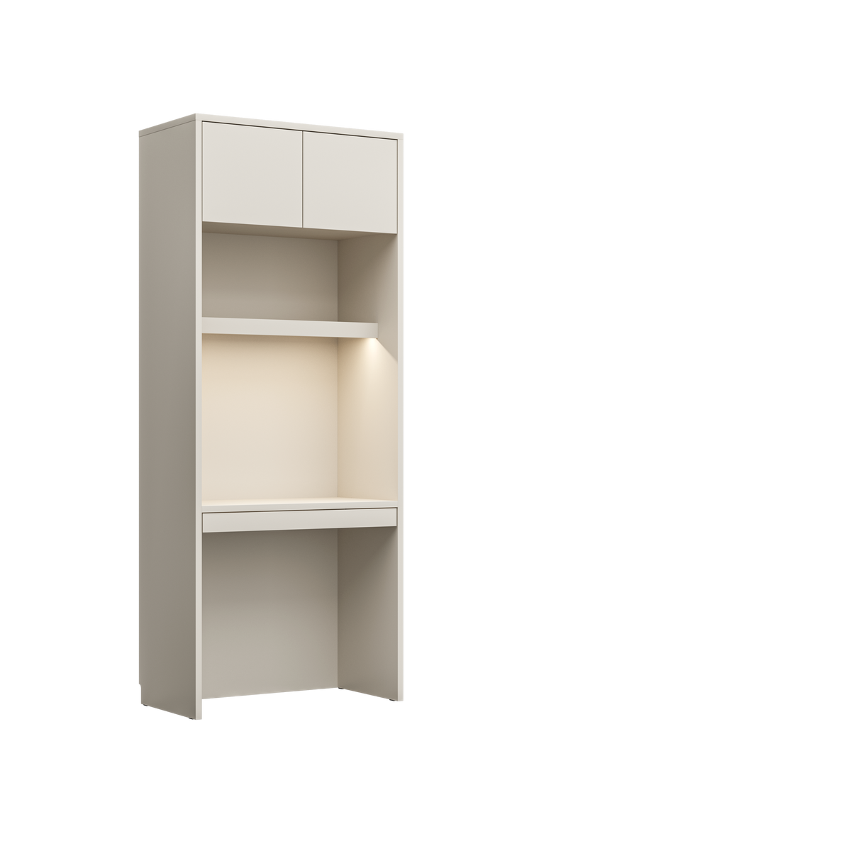 Customizable Genius Murphy Bed Furniture Set 120 × 200 cm – Cashmere