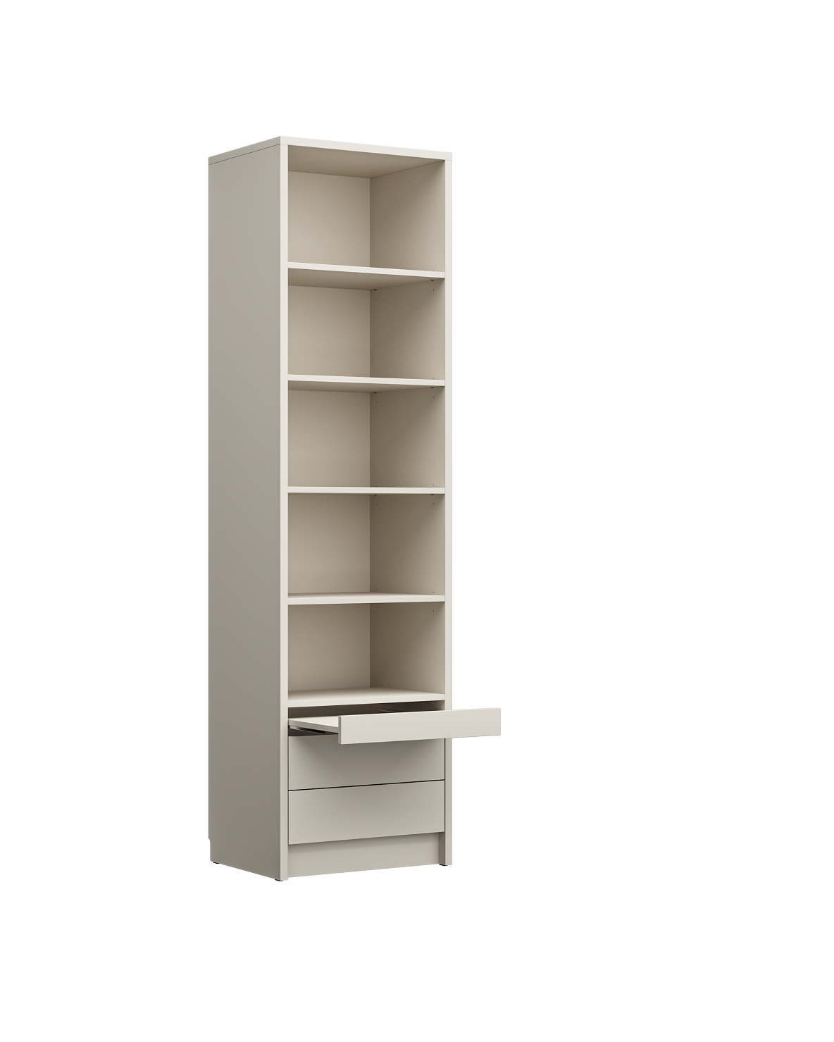 Genius Open Shelving Unit with Drawers