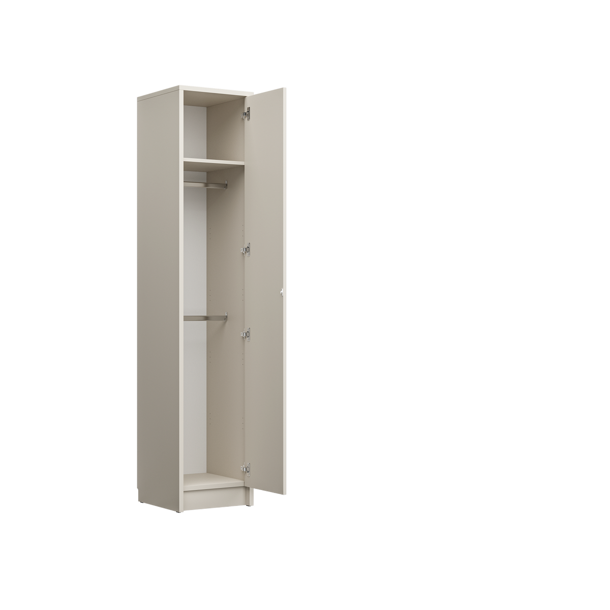 Genius Wardrobe 45 cm with Double Hanging Rail and Shelf
