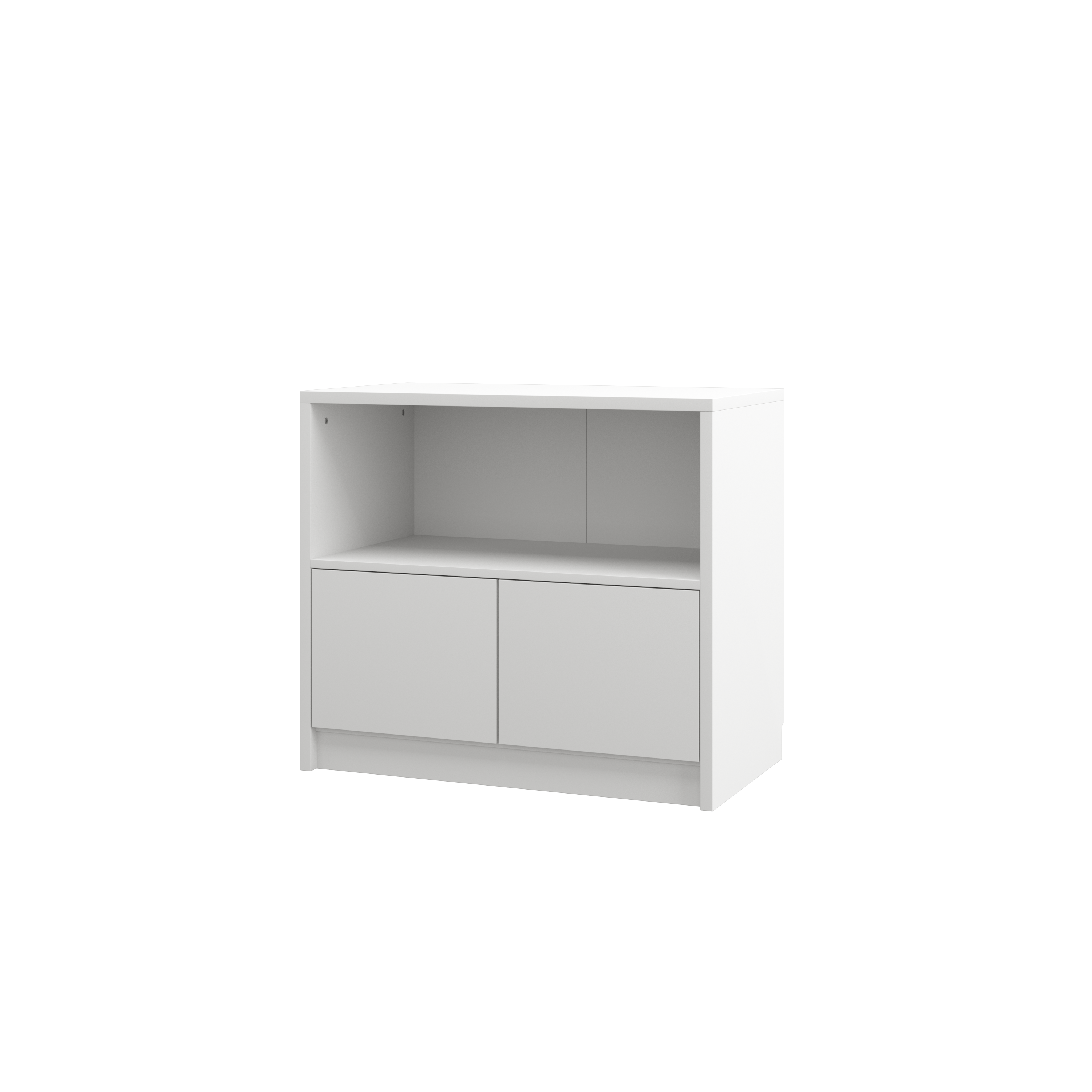 Customizable Murphy Bed Basic Furniture Set White Matt 90, 120, 140 x 200 cm