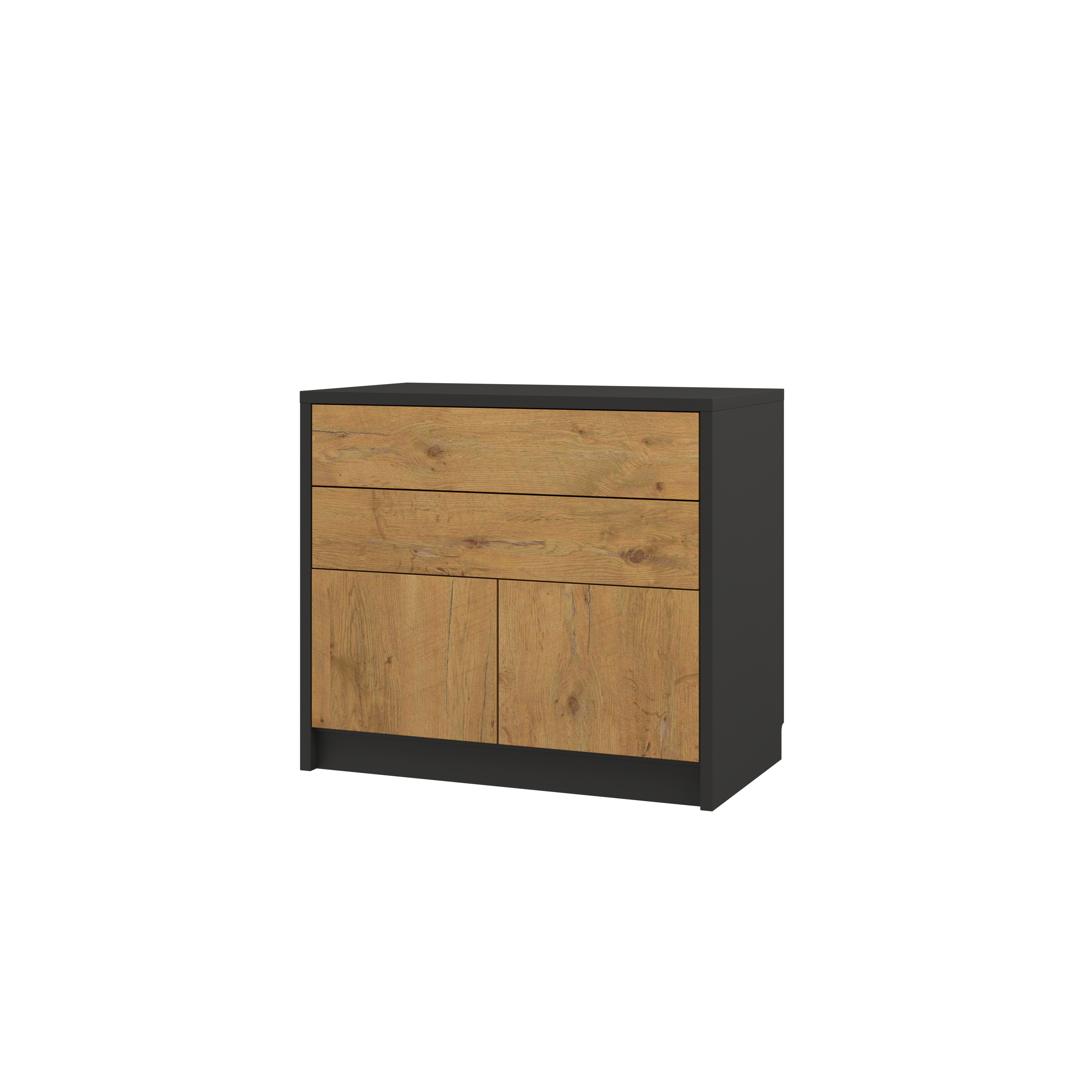 Genius Chest of Drawers with 2 Doors and 2 Drawers