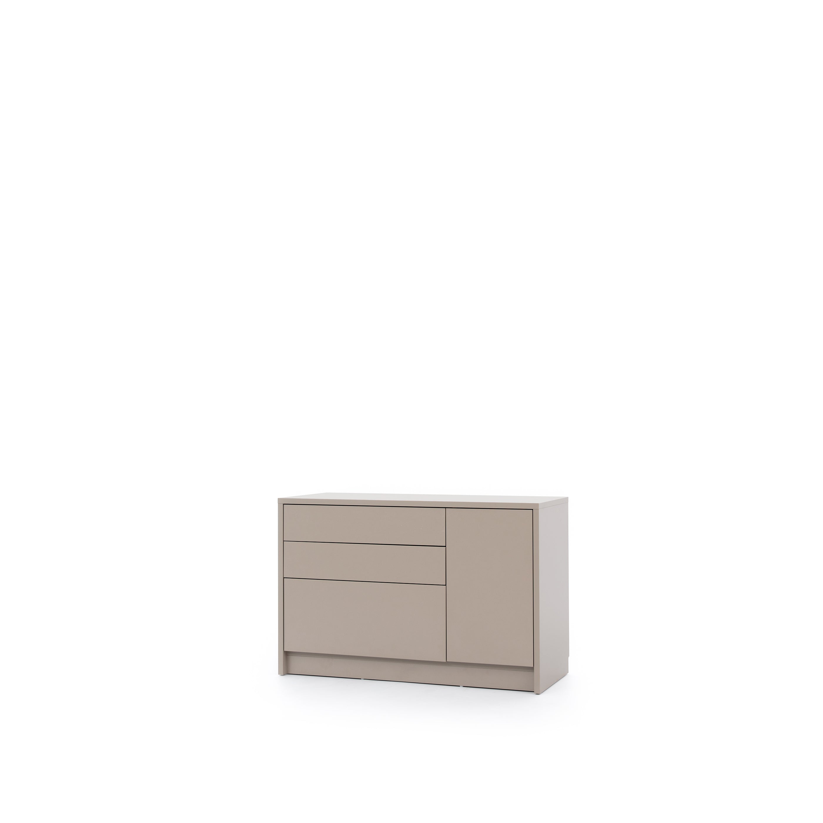 Customizable Murphy Bed Horizontal Basic Furniture Set Congo 90, 120, 140 x 200 cm