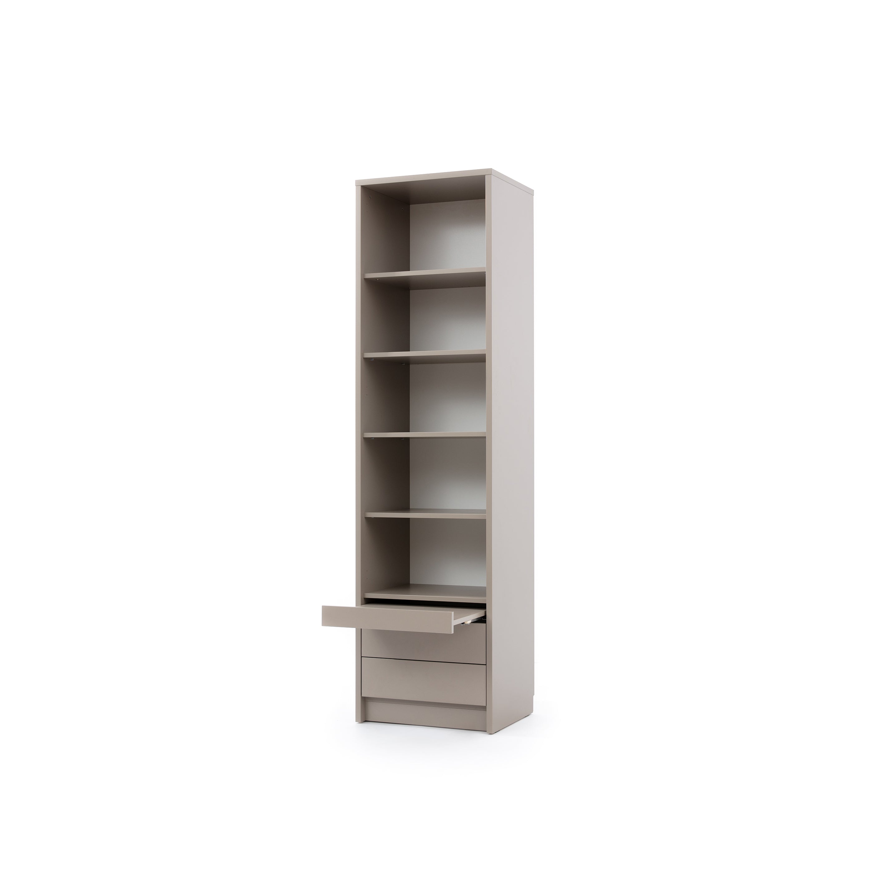 Genius Open Shelving Unit with Drawers