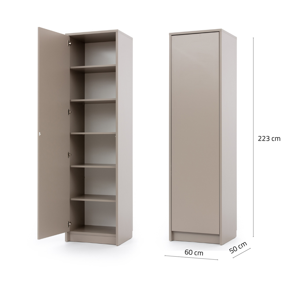 Genius Wardrobe with five shelves (GS-SZ-P) #color_Congo