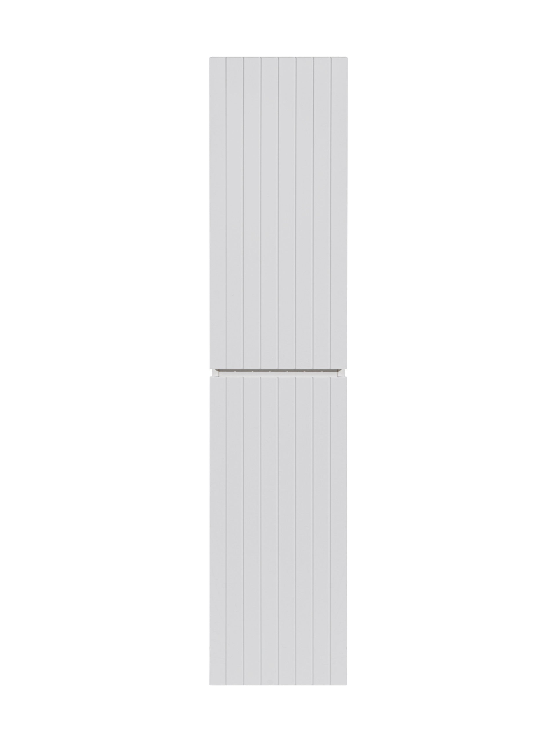 Iconic White Tall Cabinet – White Matt, 35 cm