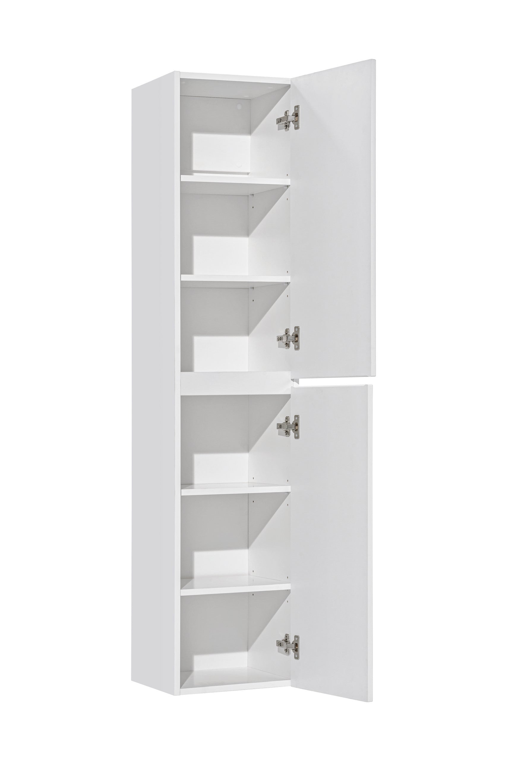 Iconic White Tall Cabinet – White Matt, 35 cm