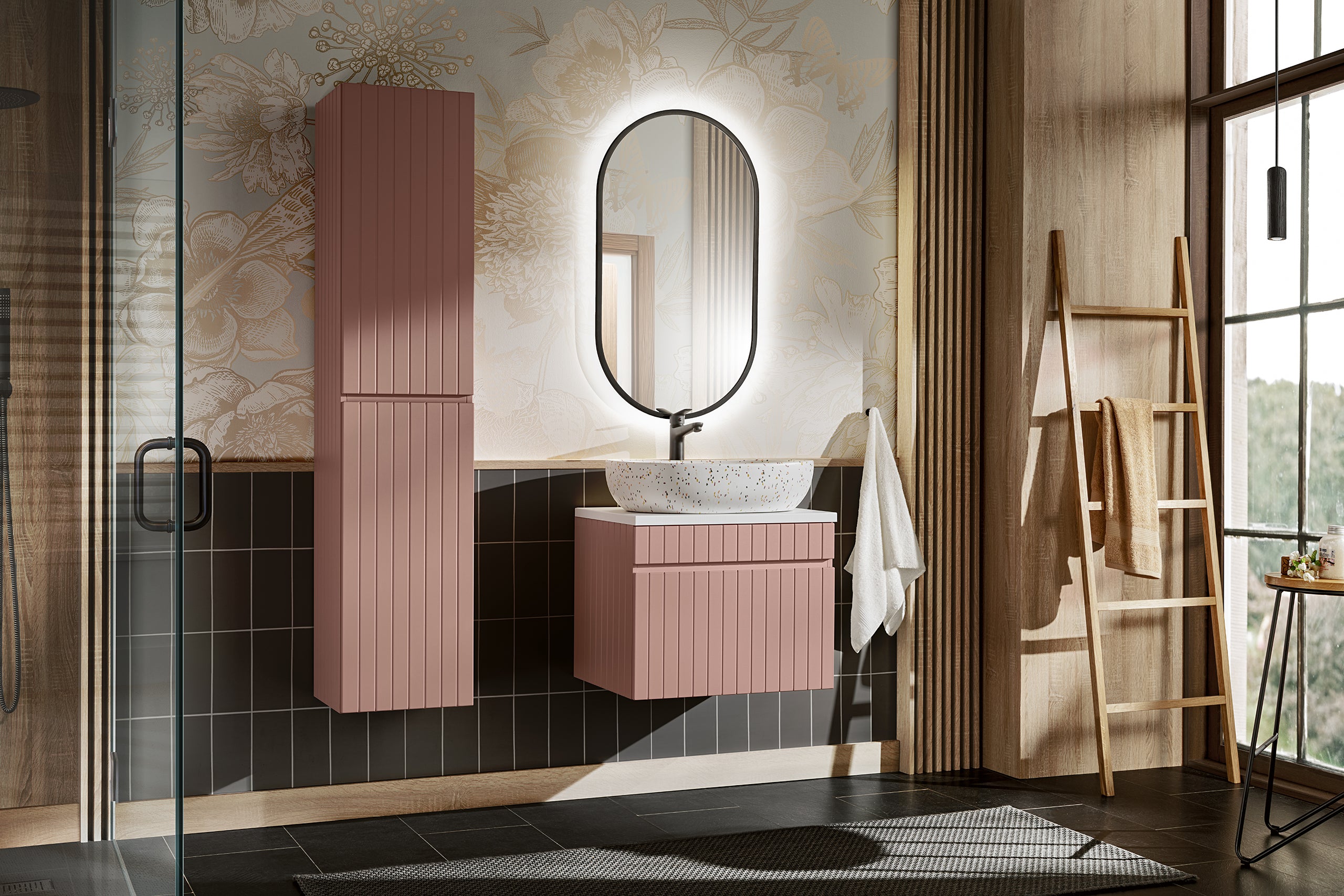 Iconic Rose Vanity Unit Set 60 / 80 / 100 / 120 / 180 cm – Configure Your Bathroom