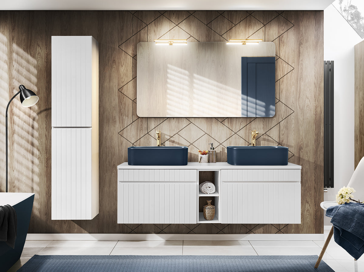 Iconic White Vanity Unit Set 60 / 80 / 100 / 120 / 140 / 180 cm – Configure Your Bathroom