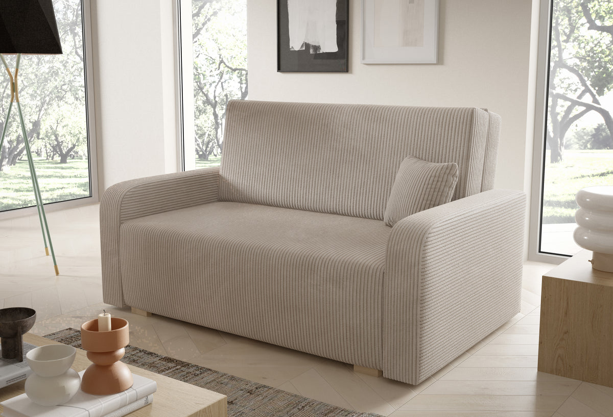 Ness III Sofa Bed – 3-Seater with Storage-130 cm
