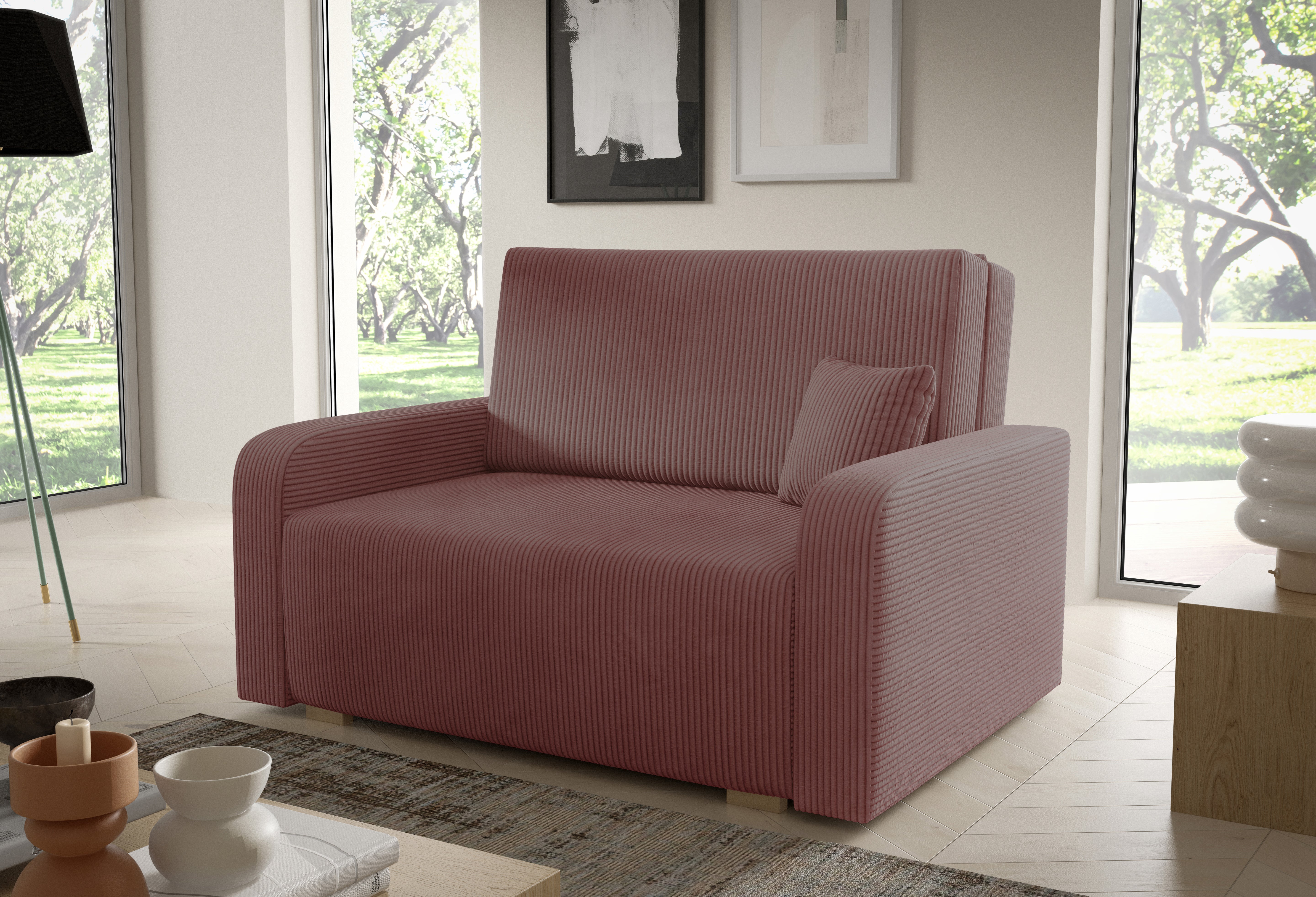 Ness II Sofa Bed – 2-Seater with Storage