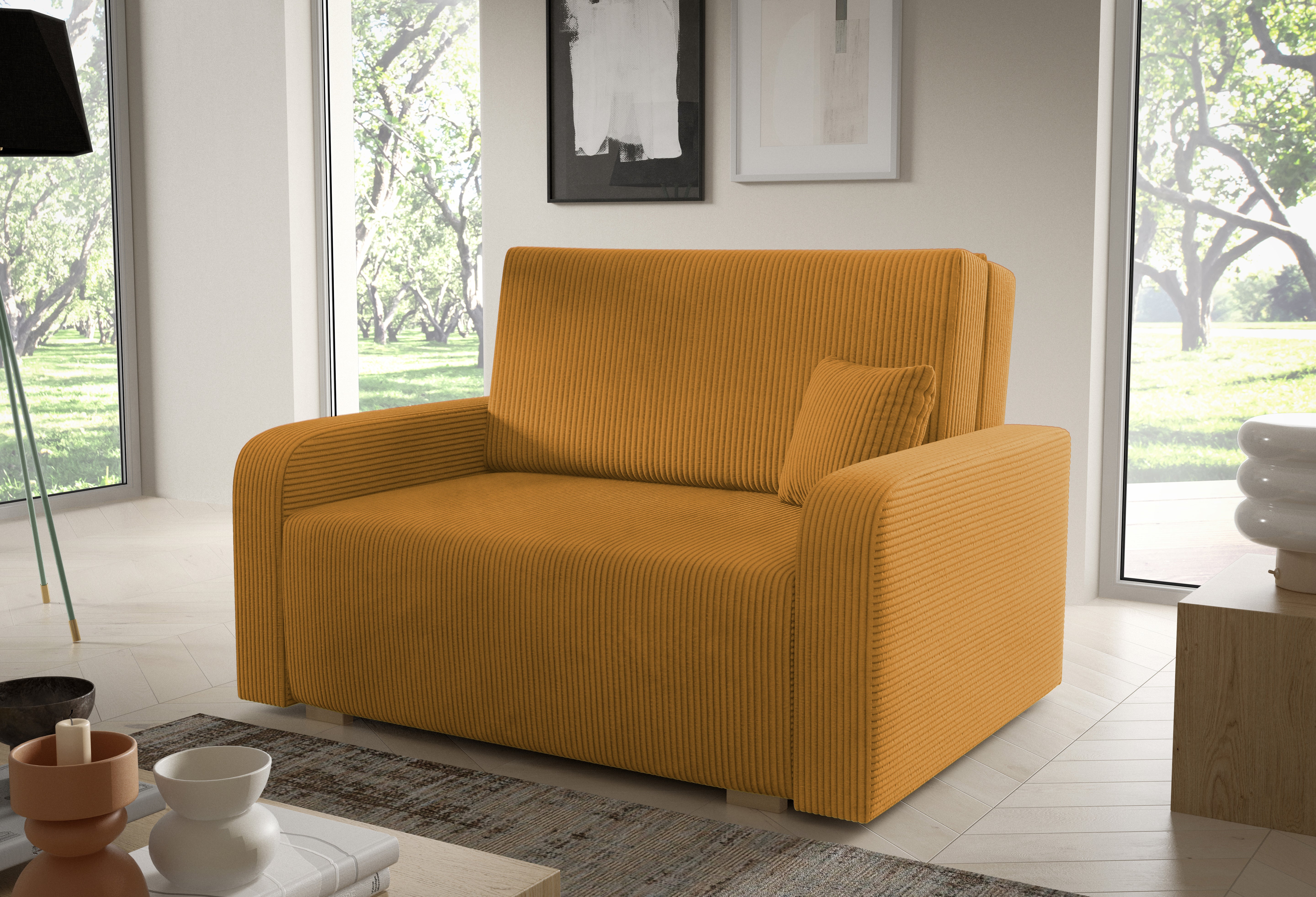 Ness II Sofa Bed – 2-Seater with Storage