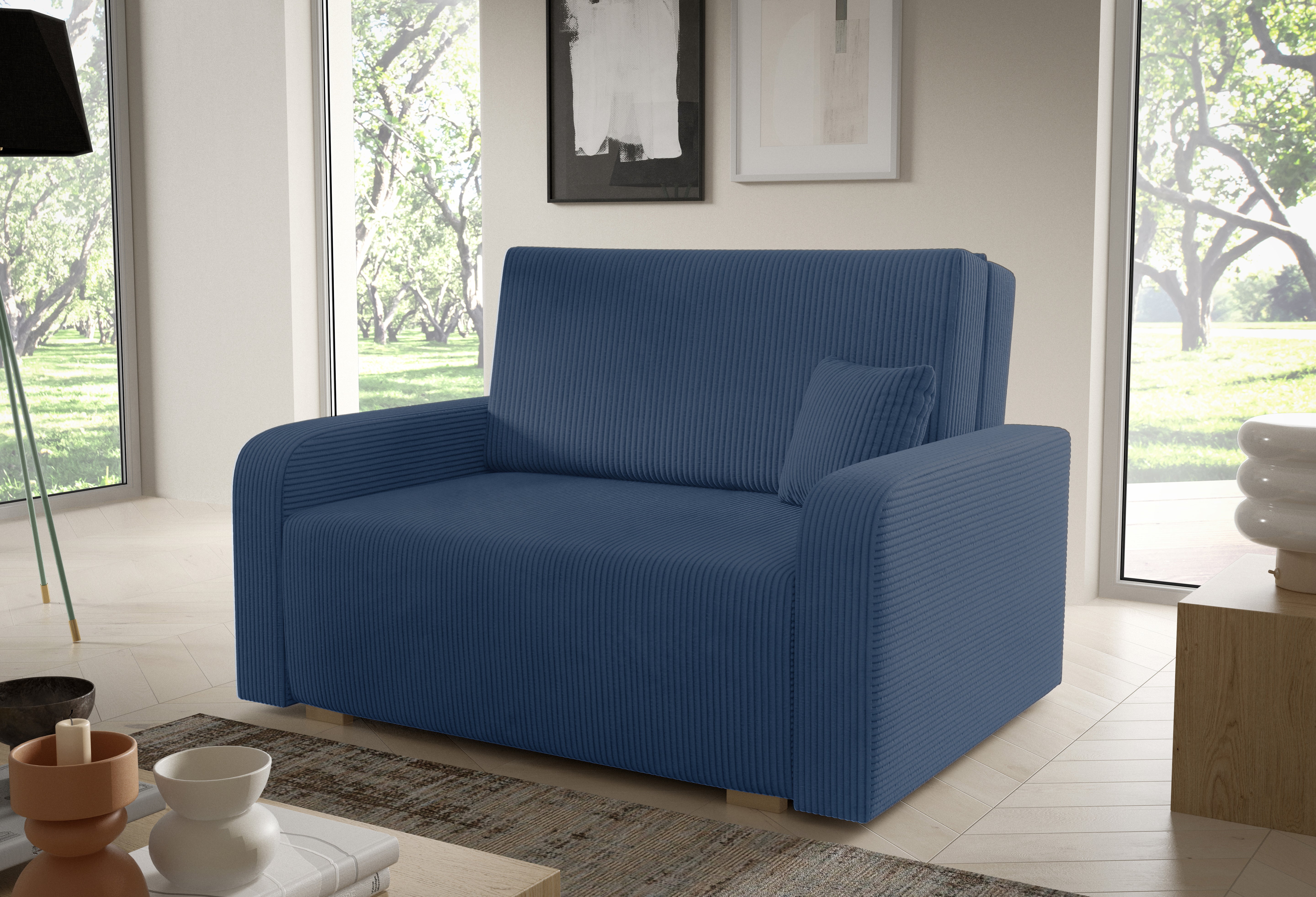 Ness II Sofa Bed – 2-Seater with Storage