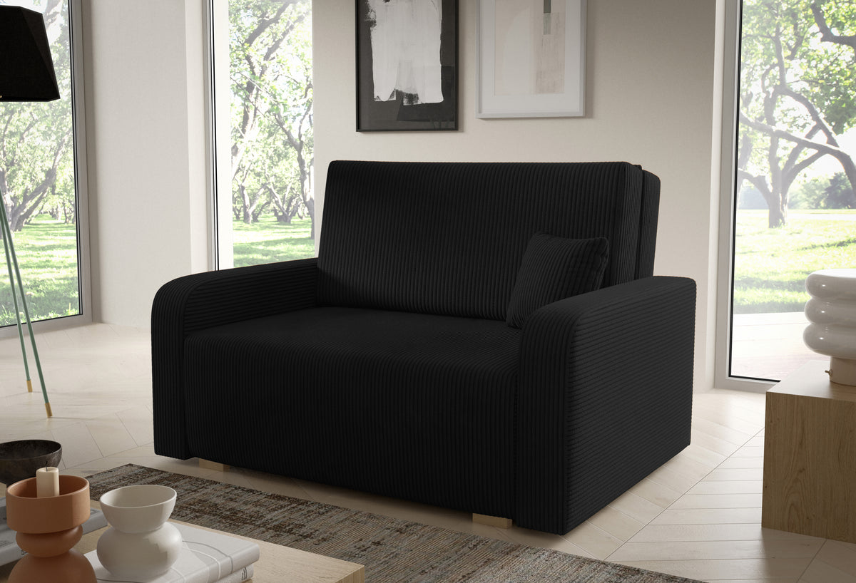 Ness II Sofa Bed – 2-Seater with Storage