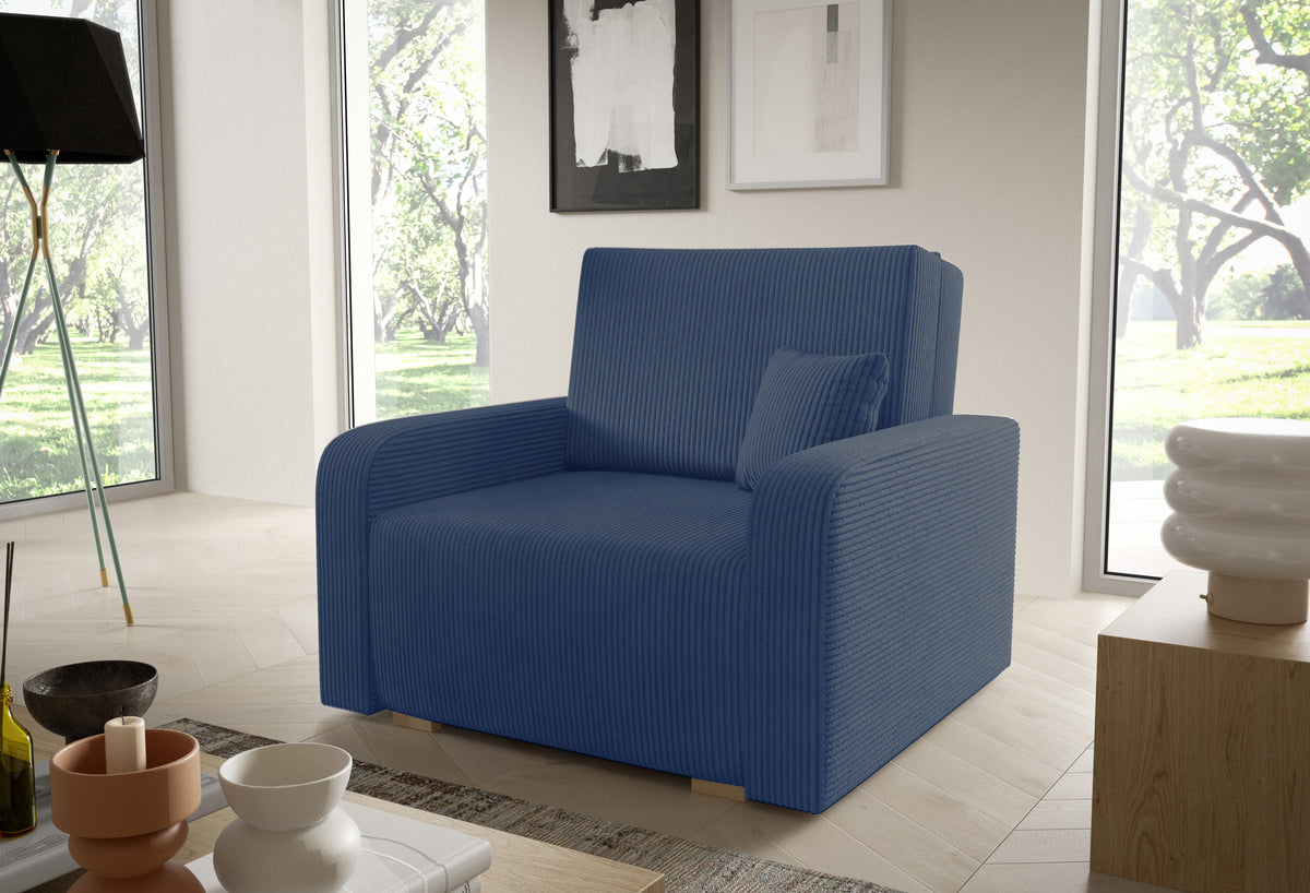 Ness I Chair Bed – Single with Storage-80 cm
