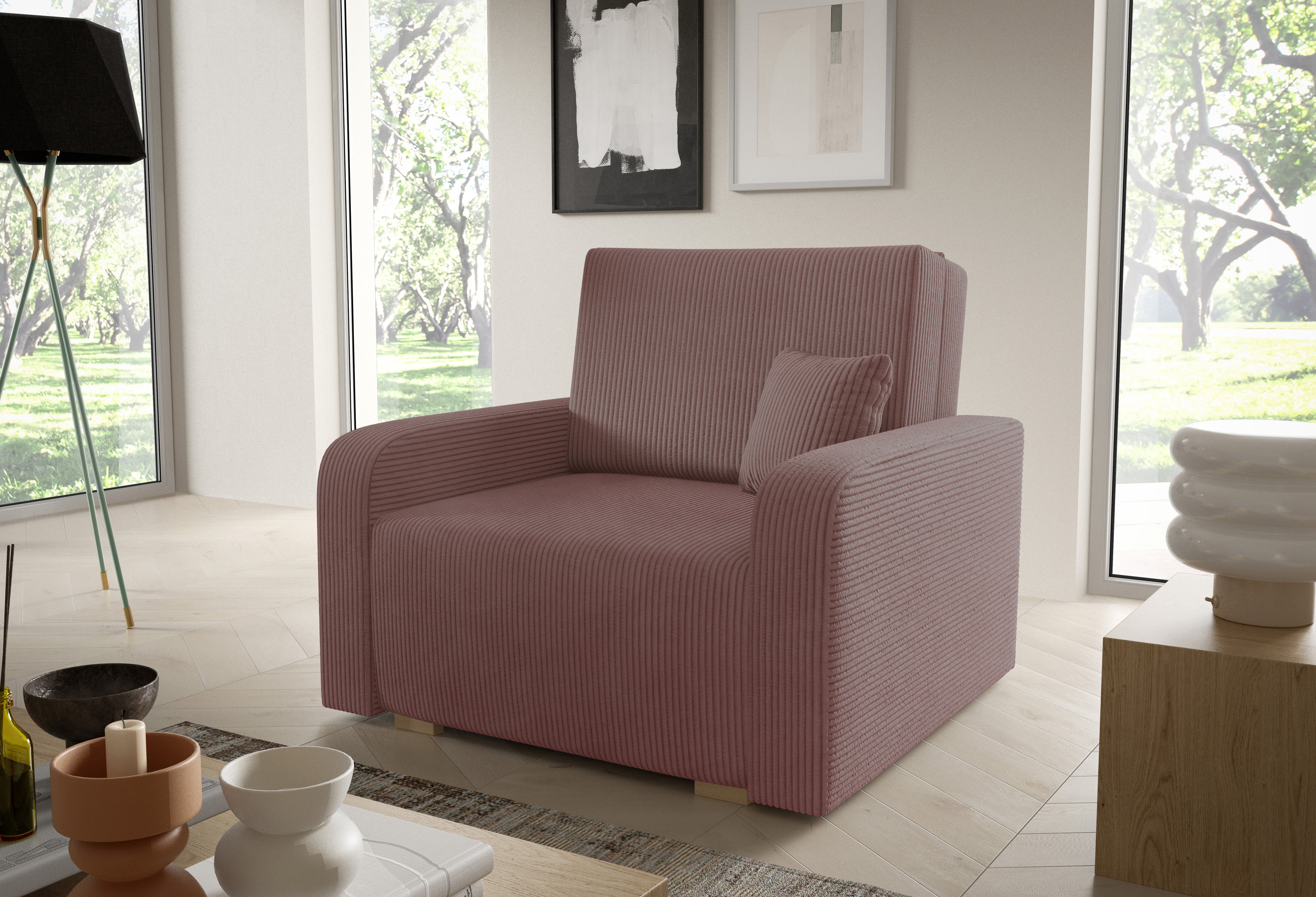 Ness I Chair Bed – Single with Storage-80 cm