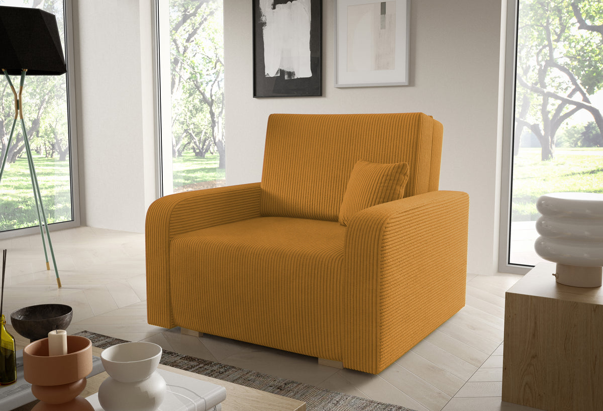 Ness I Chair Bed – Single with Storage-80 cm