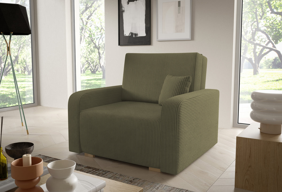 Ness I Chair Bed – Single with Storage-80 cm