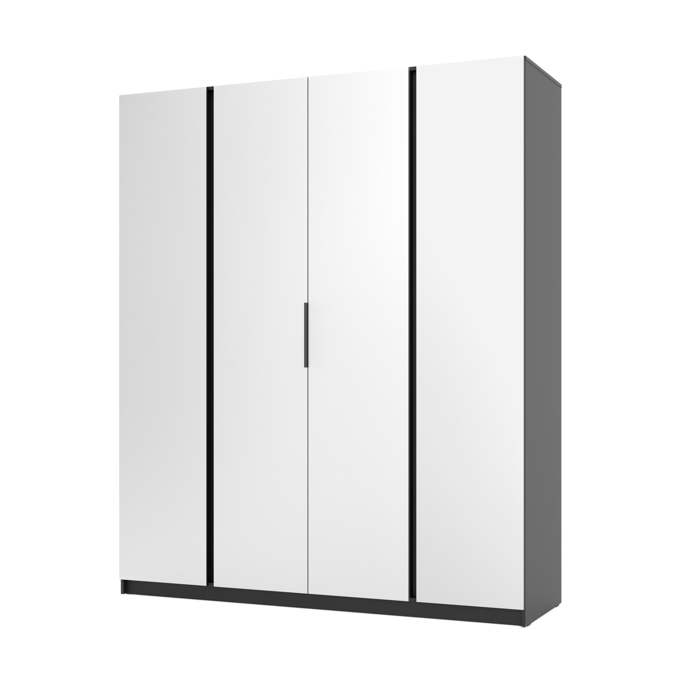 LE KAJA BL/BL 4 Wardrobe with Mirror