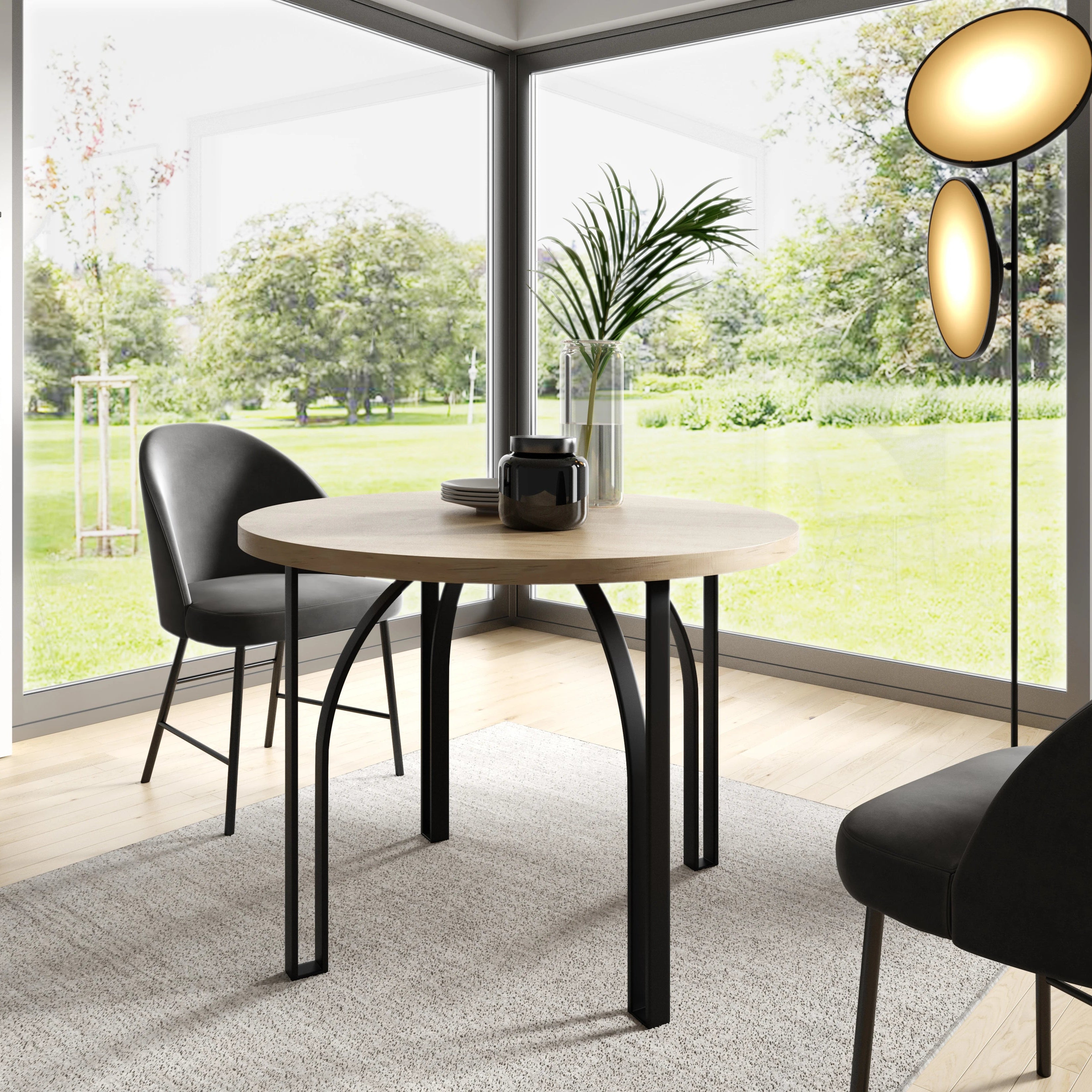 Round Dining Table Redpak Karla Ø100 (Extendable)