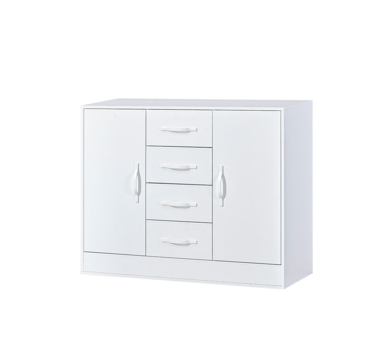 Domel White Chest of Drawers