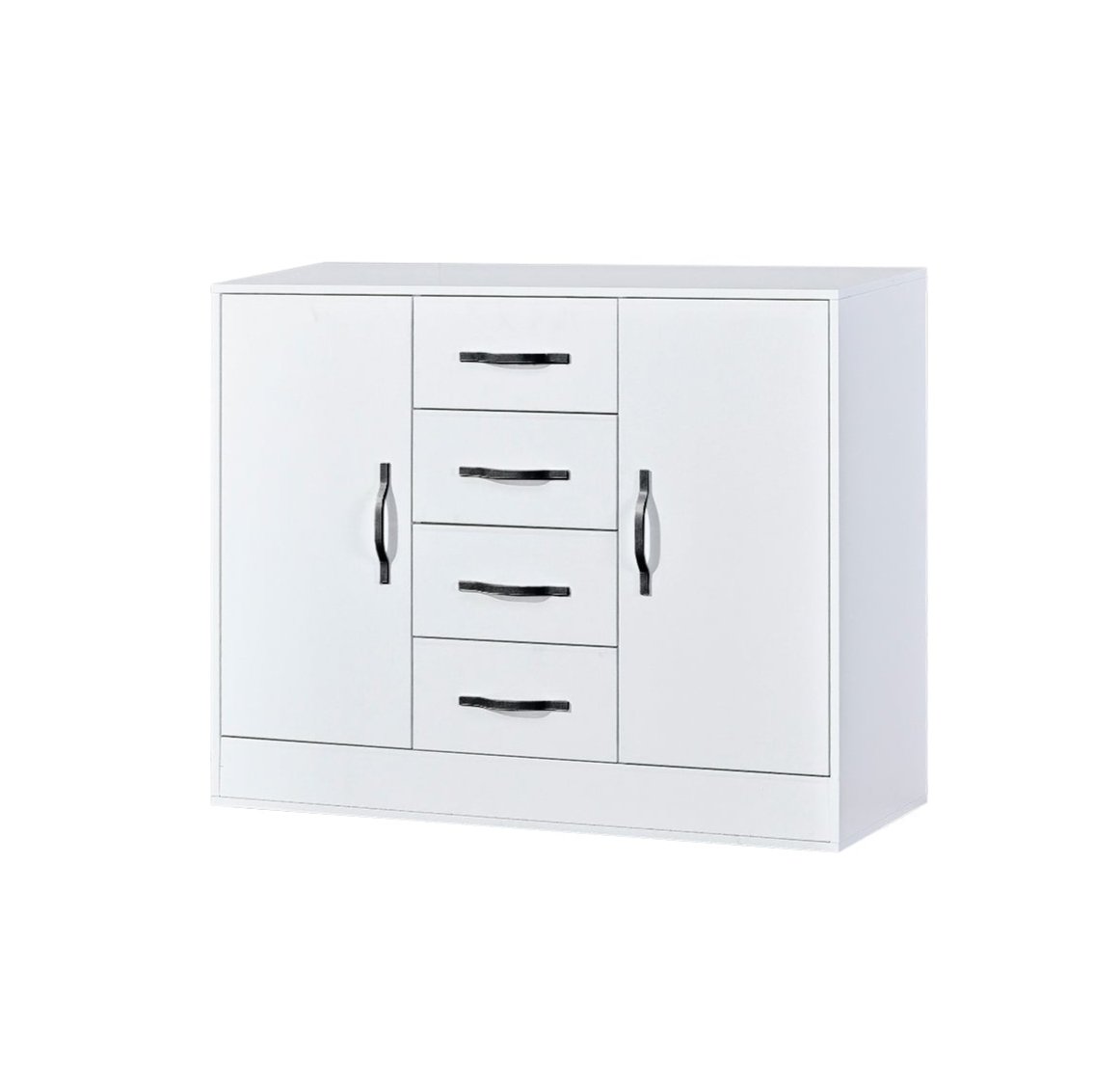 Domel White Chest of Drawers