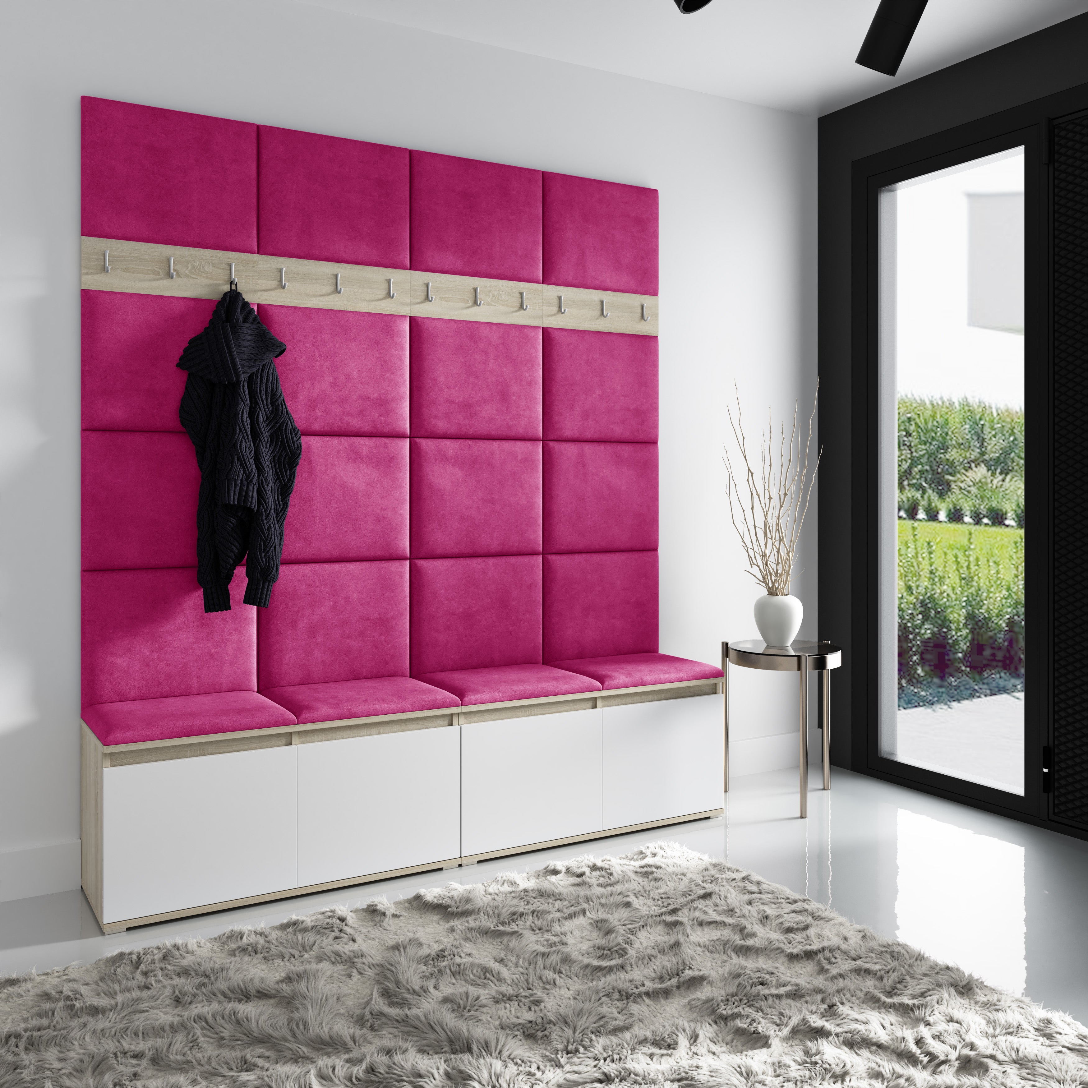 Upholstered Wall Panels 30x30 cm