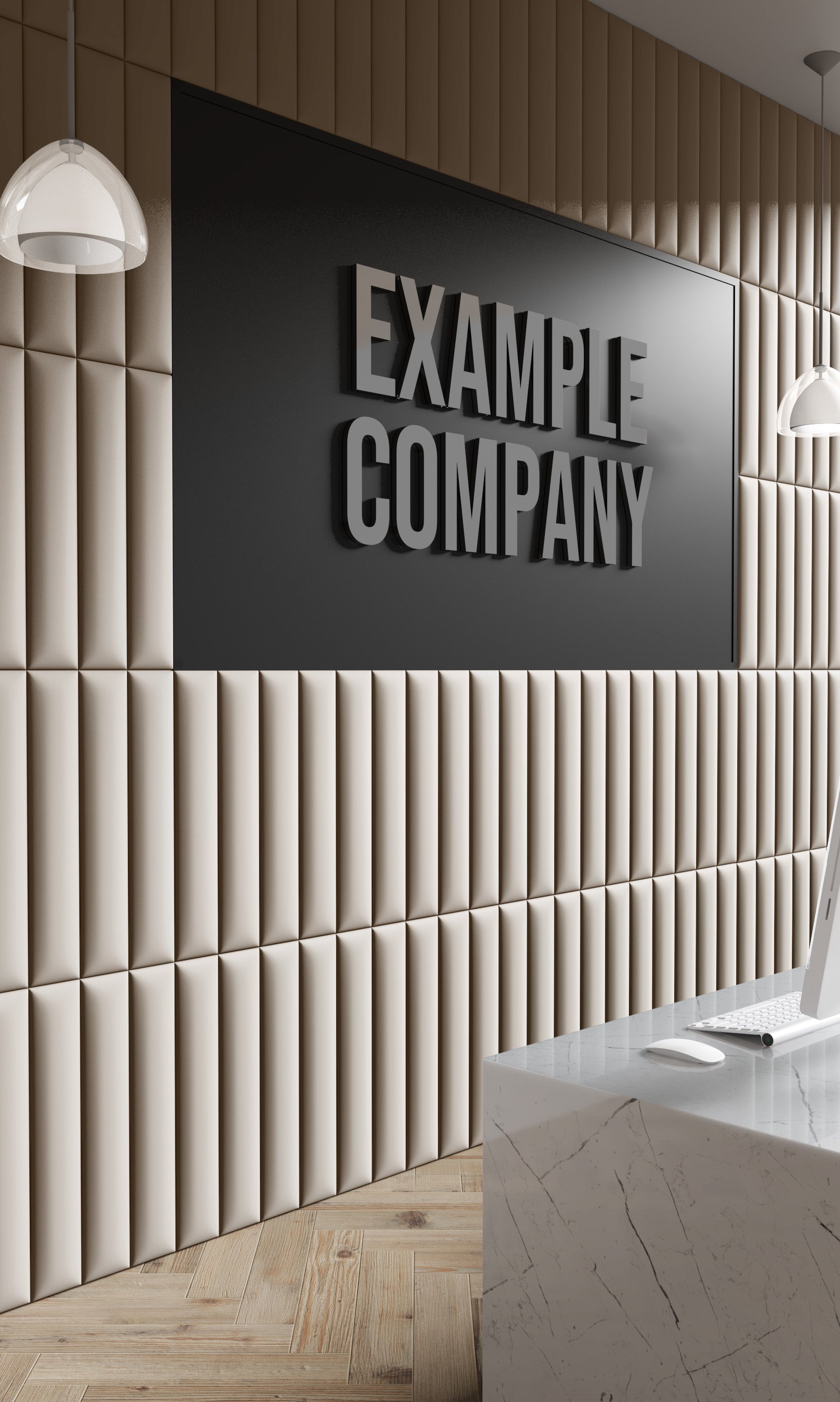 Upholstered Wall Panels 80x15 cm