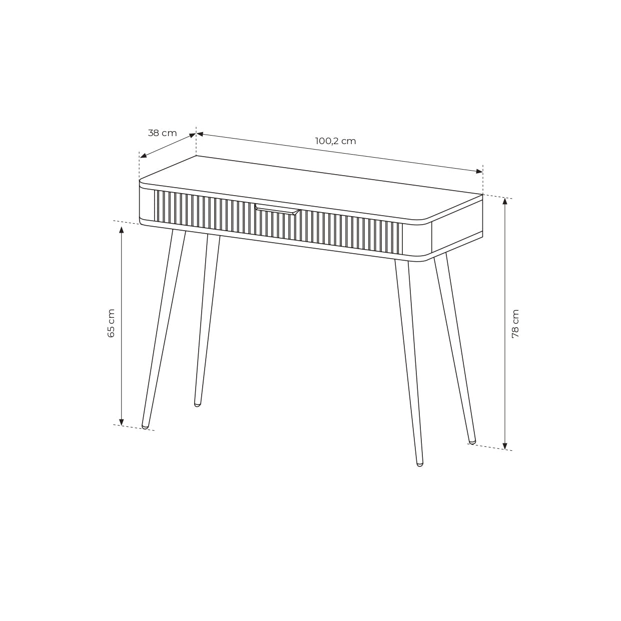 Lask Lante – Dressing Table 1 Drawer
