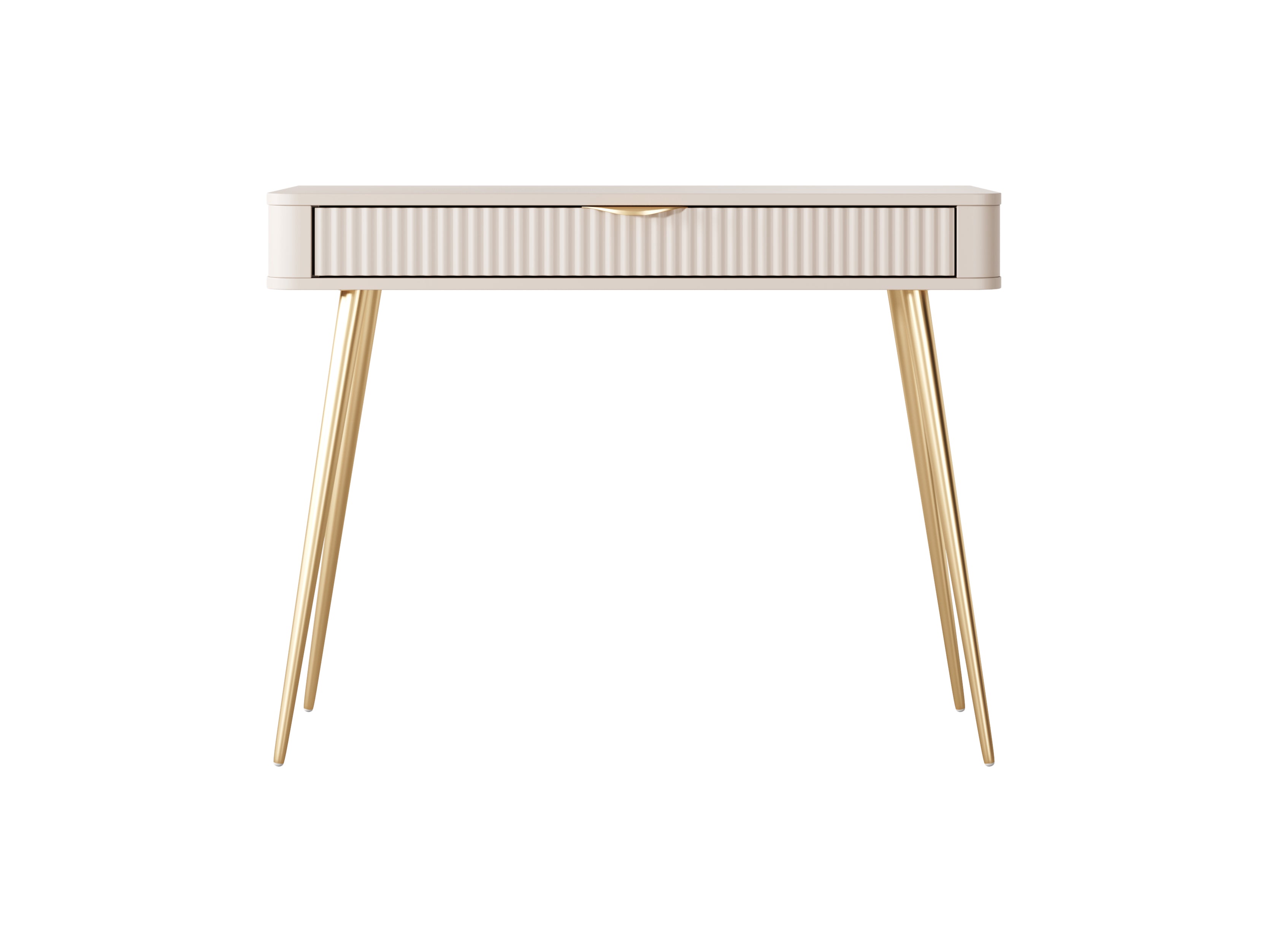 Lask Lante Beige – Dressing Table with Drawer (100.2 × 78 × 38 cm)