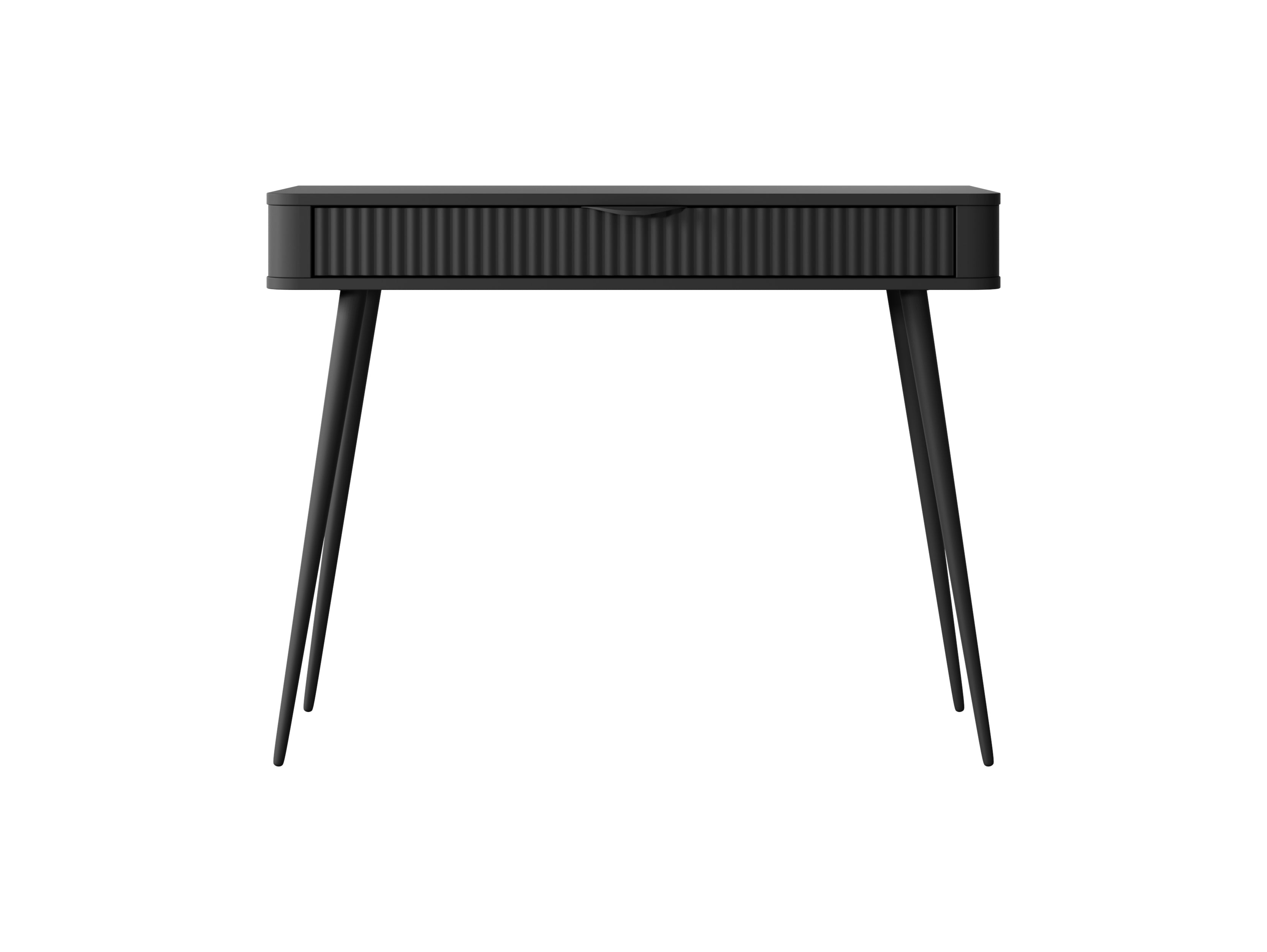 Lask Lante Black – Dressing Table with Drawer (100.2 × 78 × 38 cm)